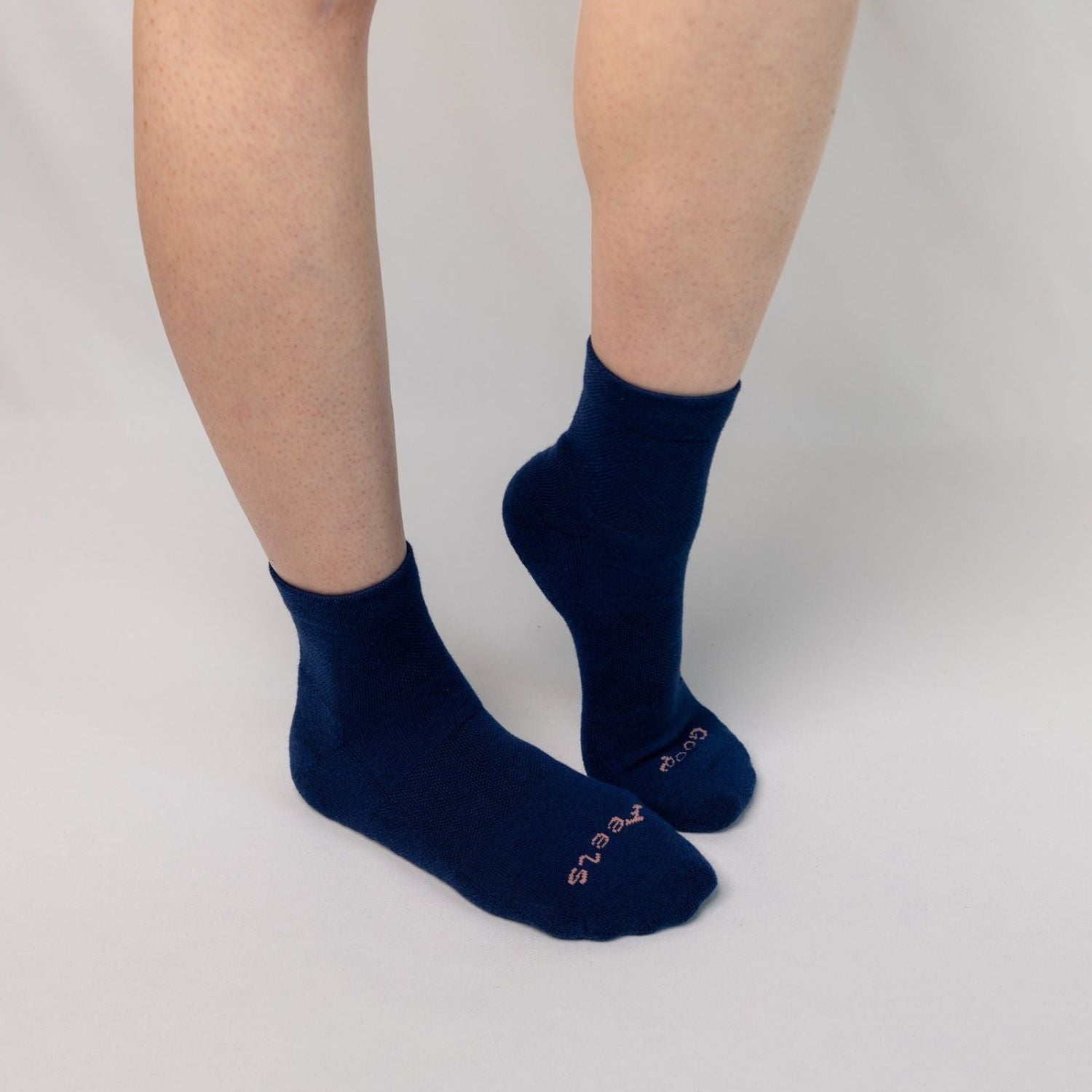 Paire Merino Wool-Blend Quarter Sock (Stormy Blue) - M