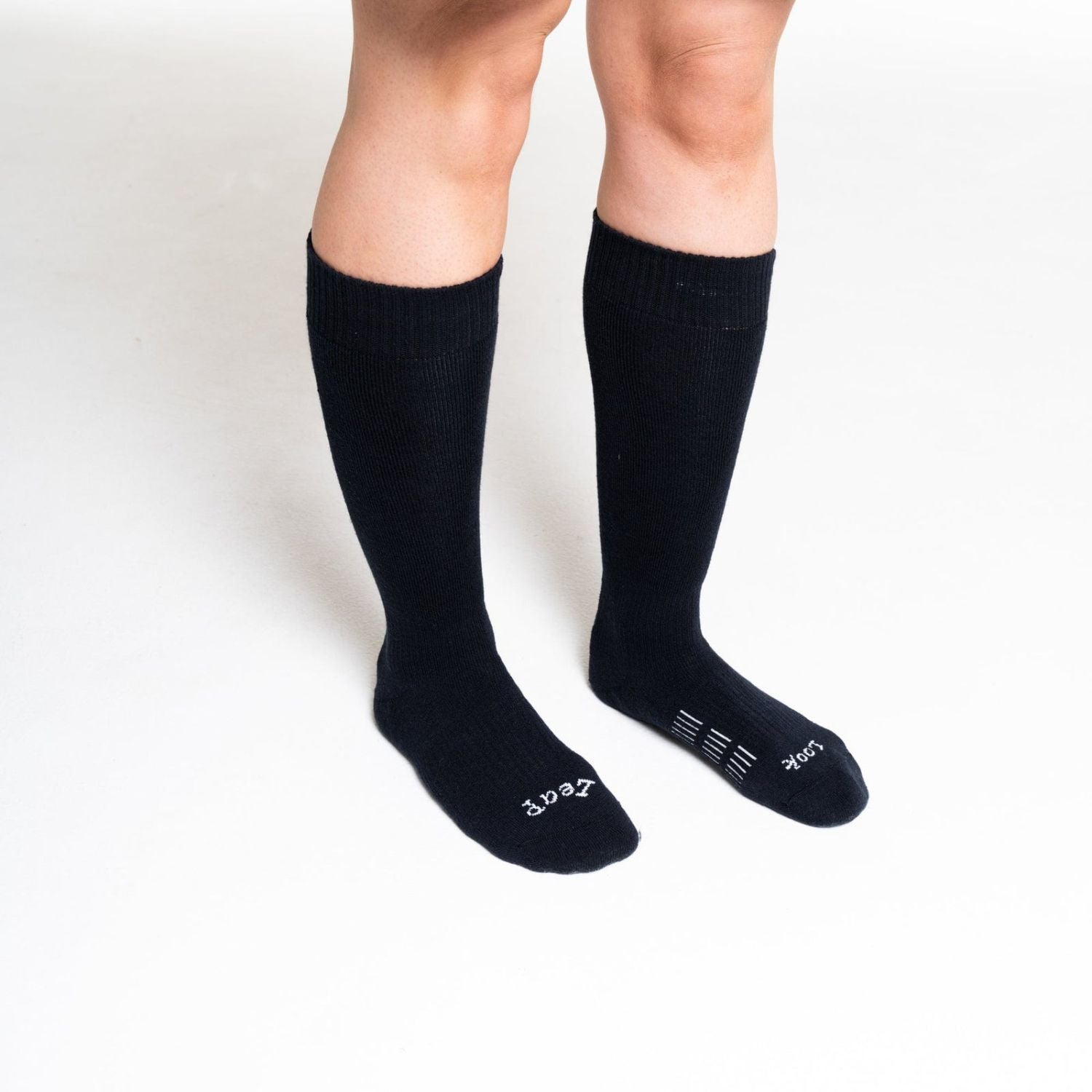 Paire Merino Wool-Blend Snow Sport Sock (Black) - M