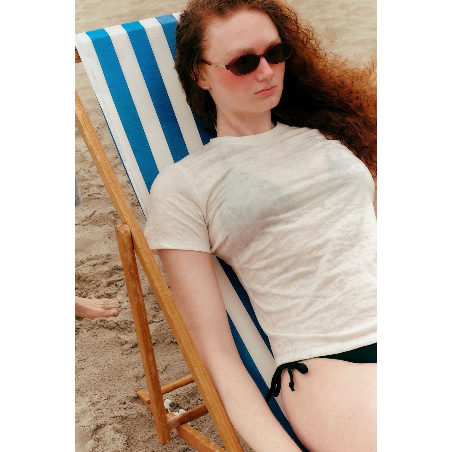 Paire Women's Merino Wool-Blend Crew Neck T-Shirt (Black) - M