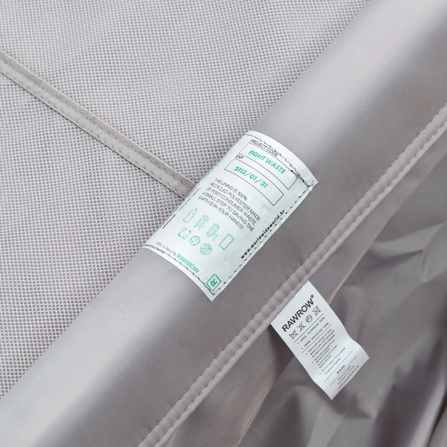 RAWROW R Trunk Aluminium 108L/28'' Large Luggage (Silver)