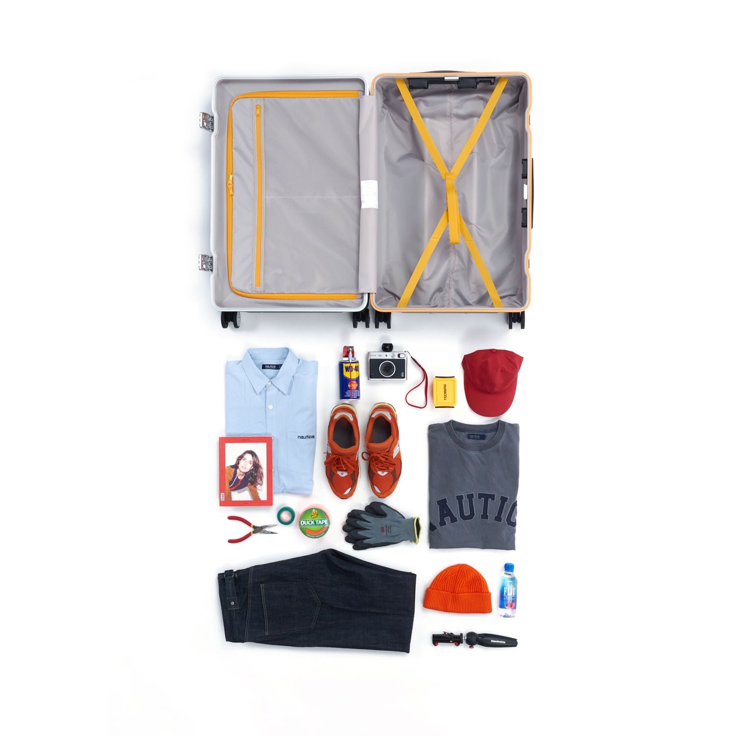 RAWROW R Trunk Frame Ep.2 88L/29'' Large Luggage (Smoke Blue)