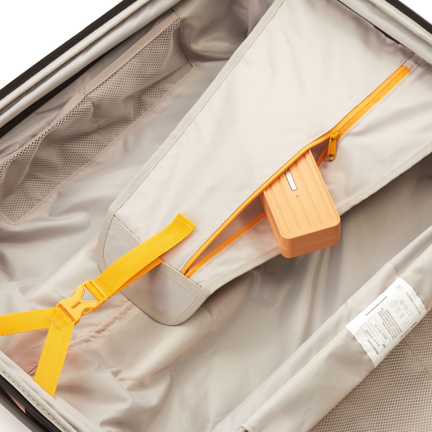 RAWROW R Trunk Lite Ep.2 72L/27'' Expandable Large Luggage (Ivory)