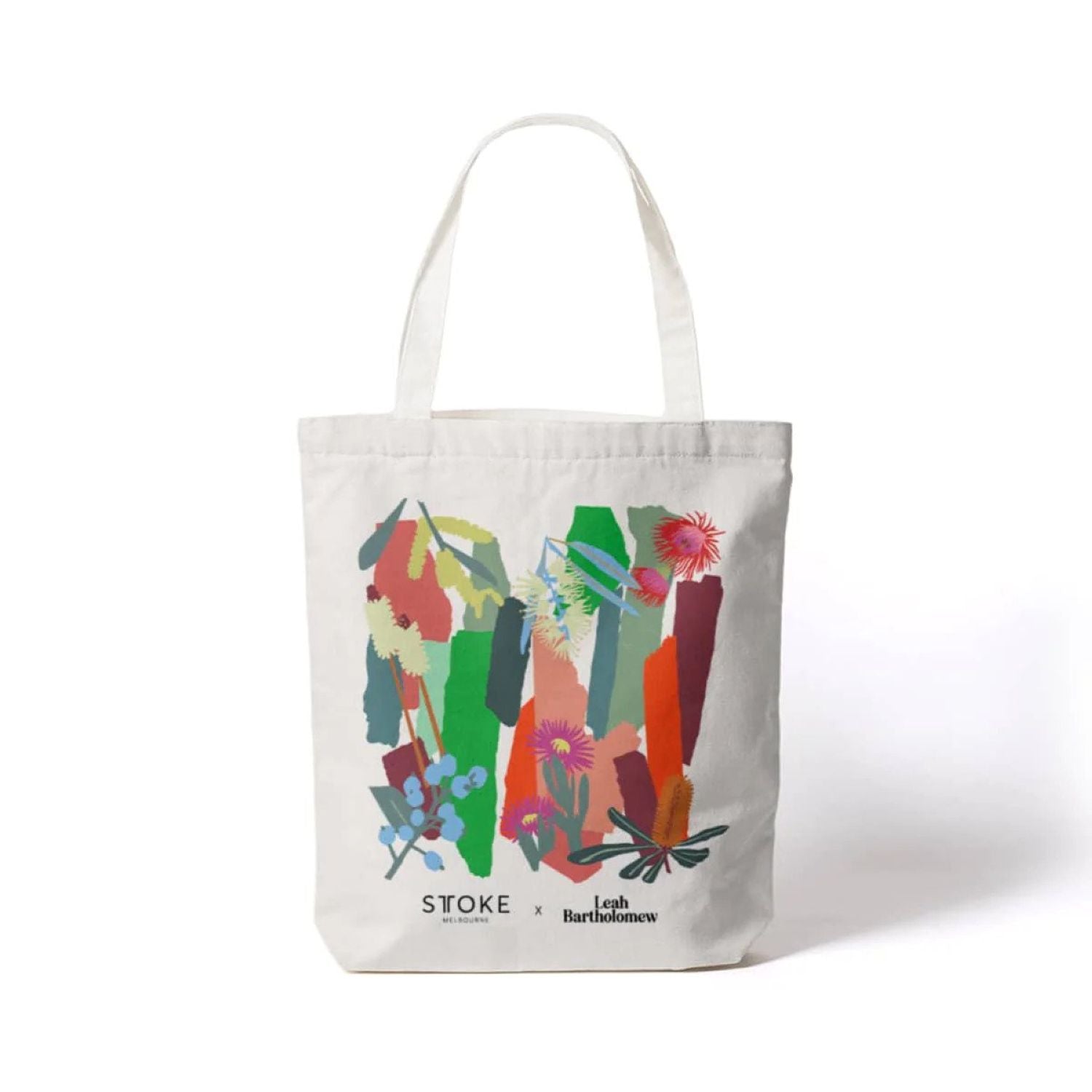 STTOKE Leah Canvas Tote Bag (White)