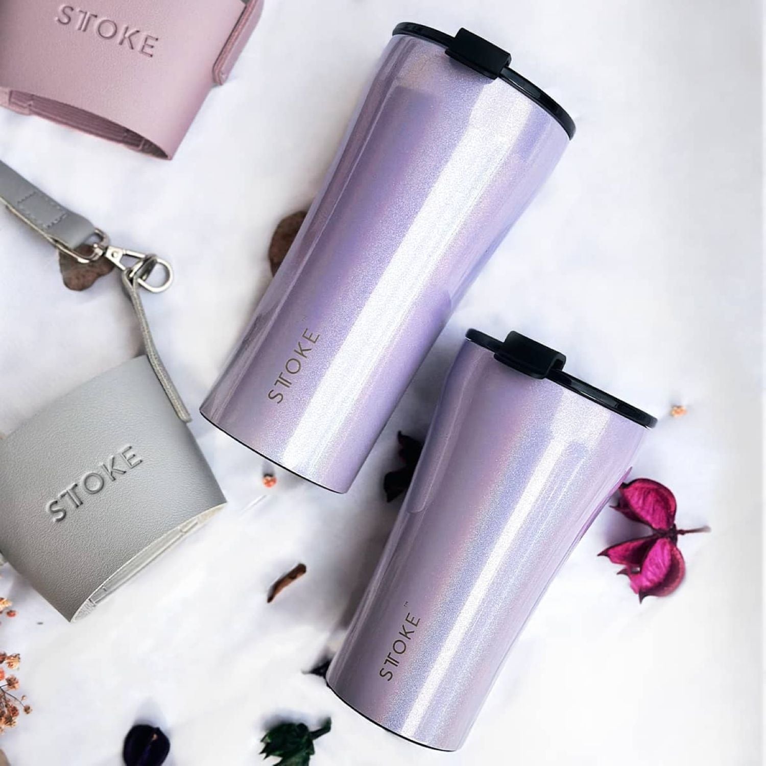 STTOKE Leakproof Ceramic Insulated Cup 16oz - Unicorn Purple