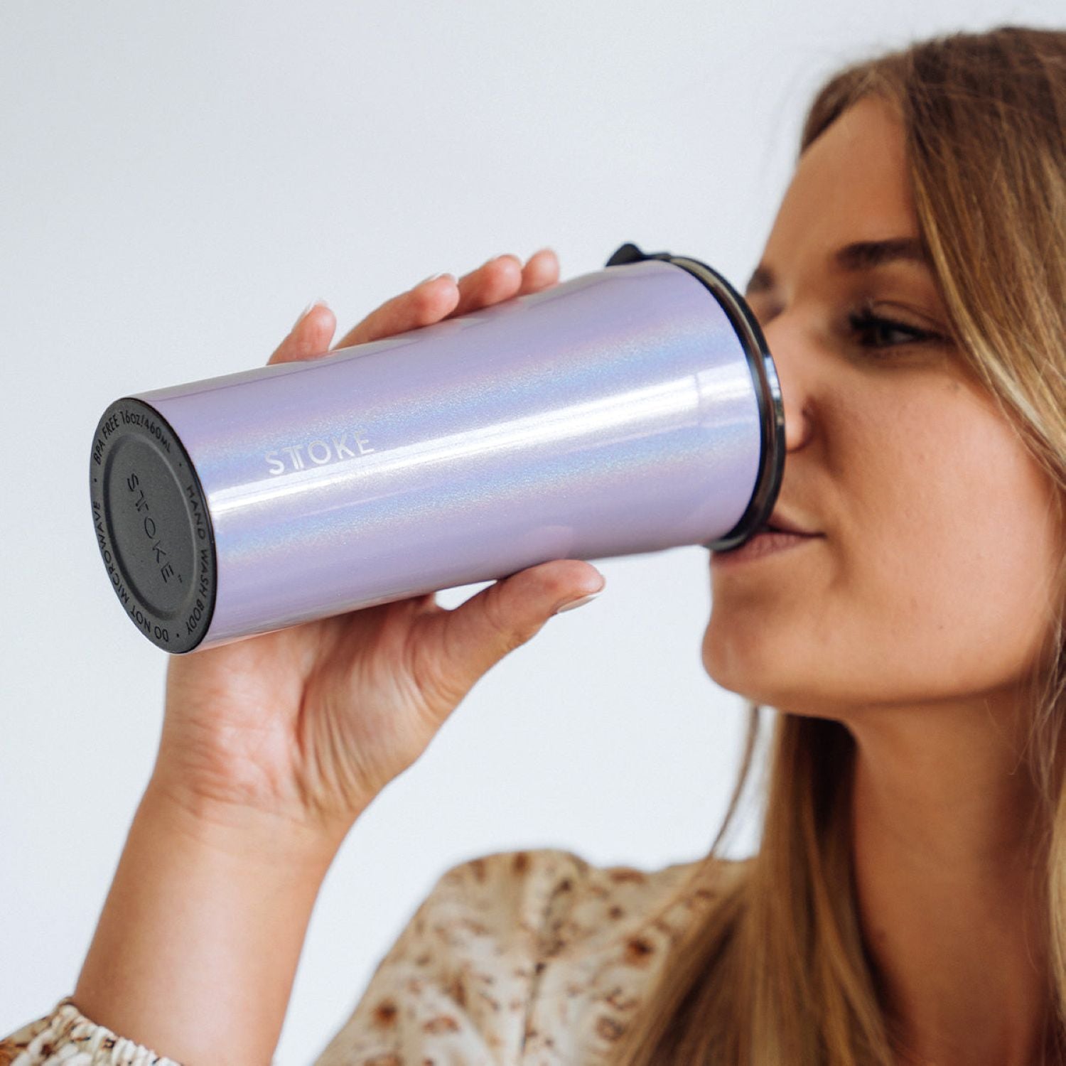 STTOKE Leakproof Ceramic Insulated Cup 16oz - Unicorn Purple