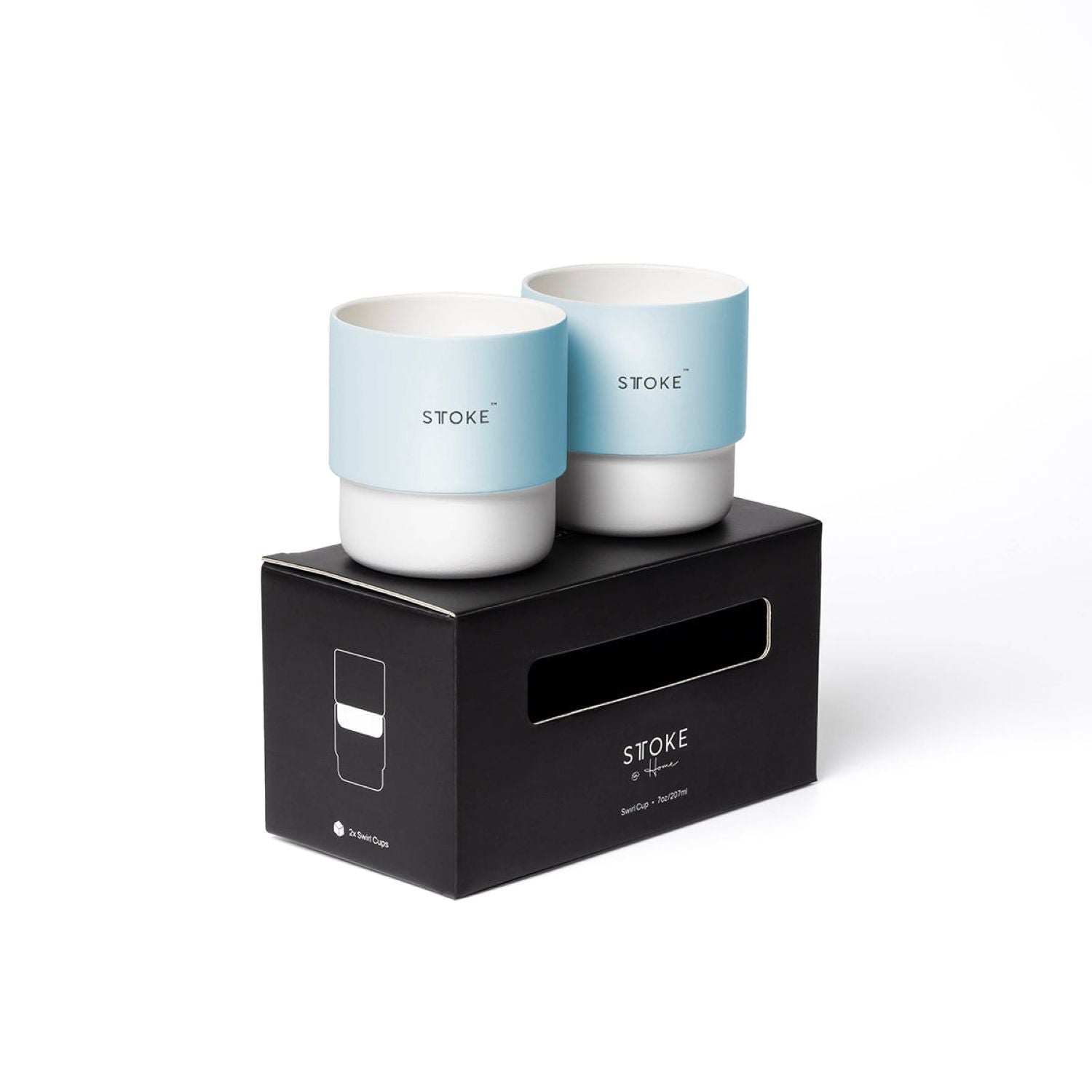 STTOKE Swirl Home Cup 7oz - Blue Moon