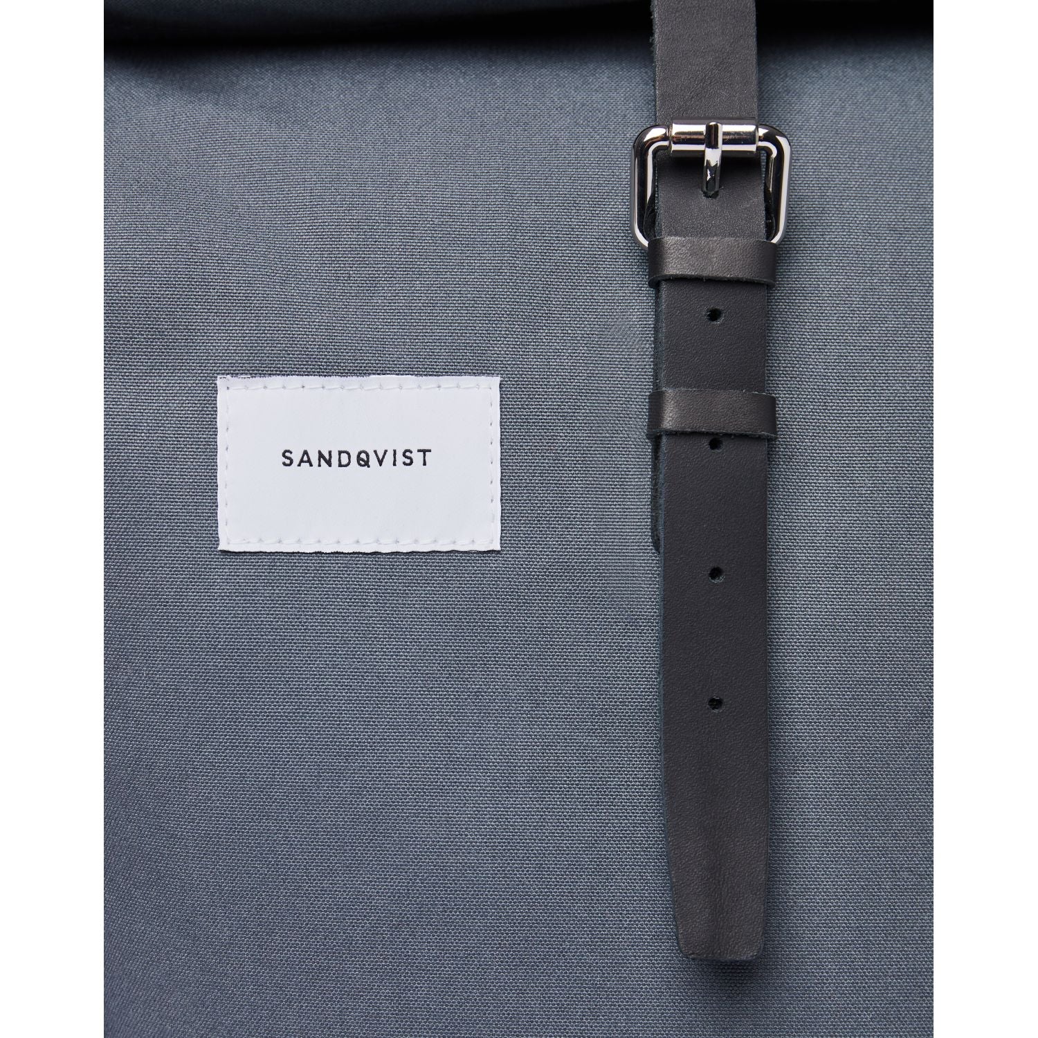 Sandqvist Dante Backpack - Dark Slate W/ Black Leather