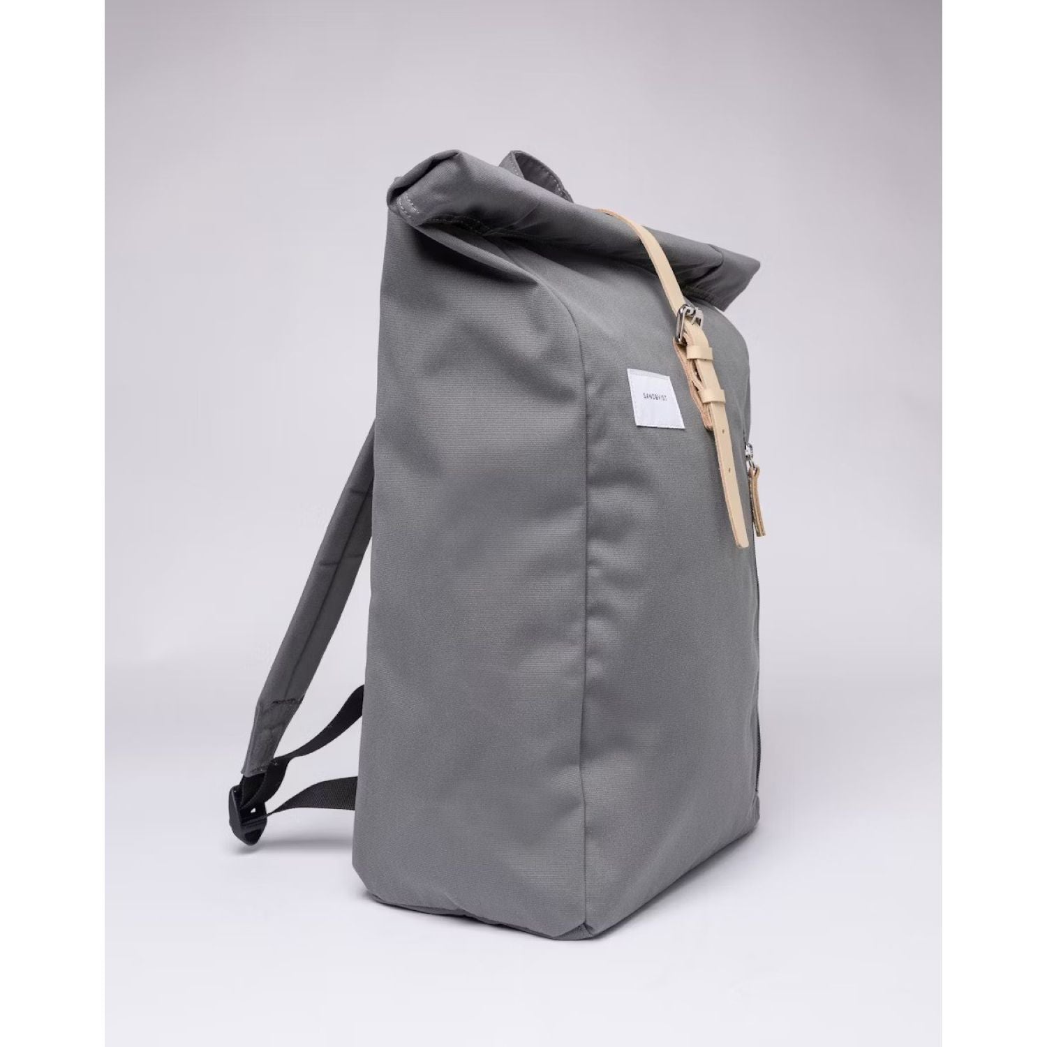 Sandqvist Dante Backpack - Stone Grey W/ Natural Leather