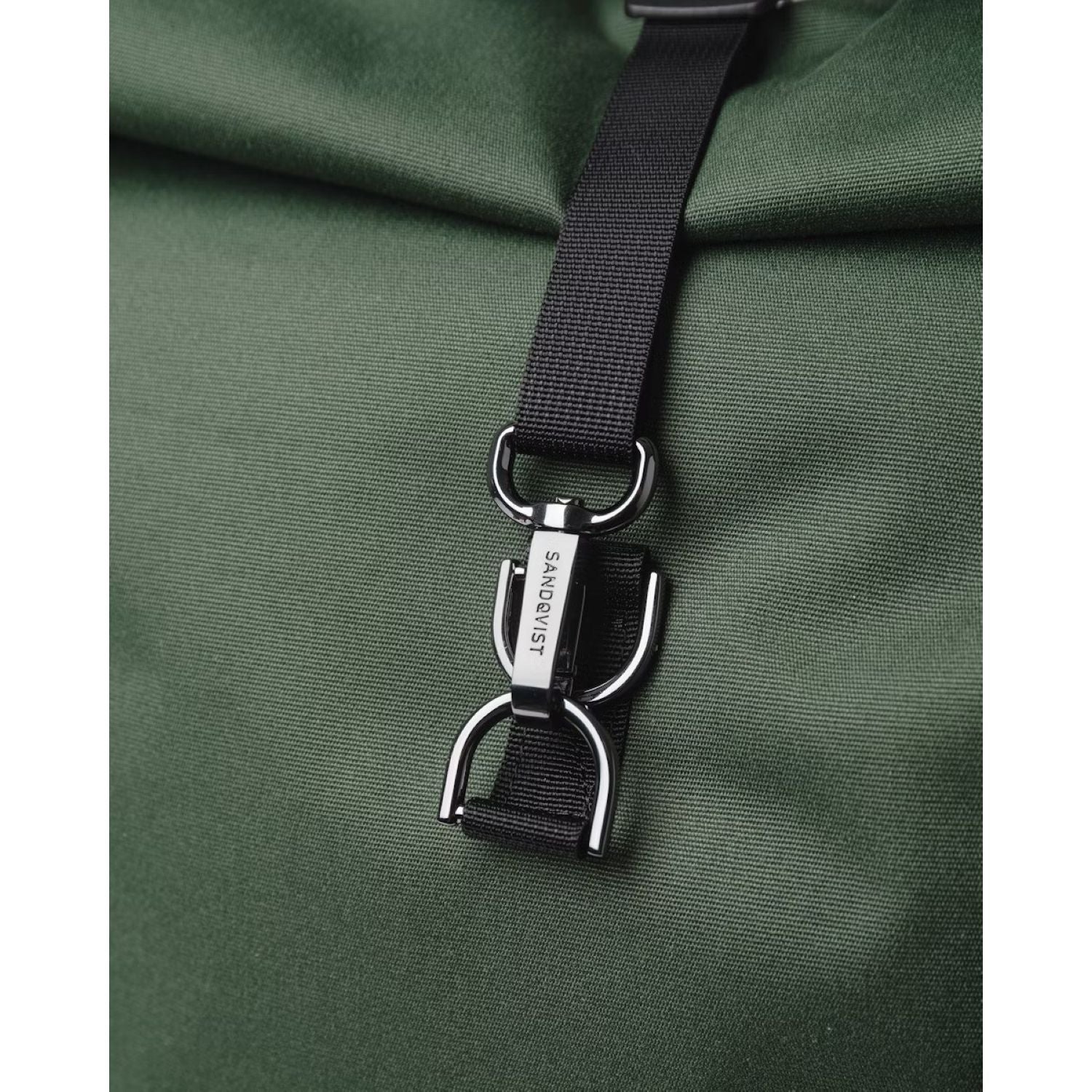 Sandqvist Dante Vegan Backpack - Dawn Green W/ Black Webbing