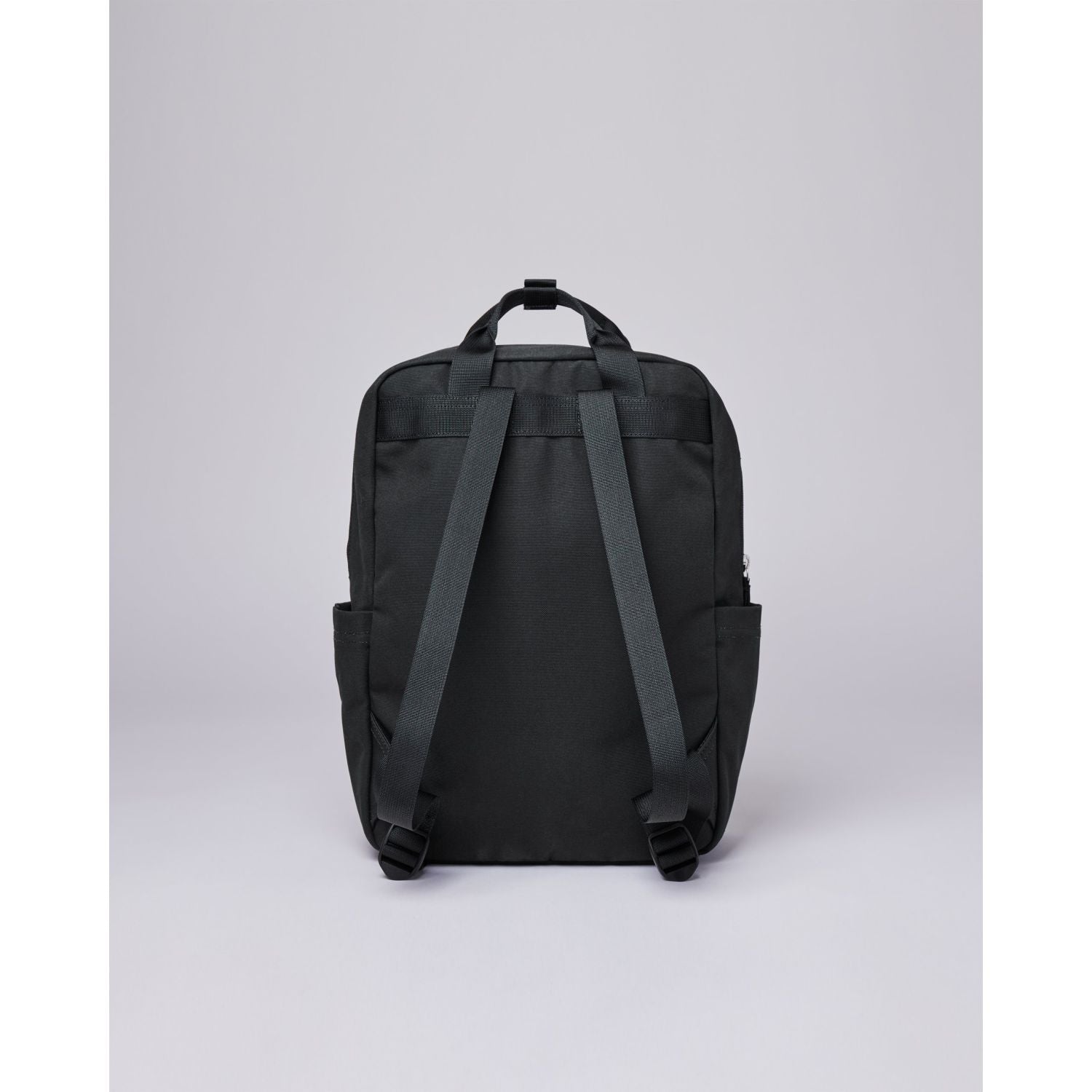 Sandqvist Knut Backpack - Black W/ Black Webbing – The Planet Traveller