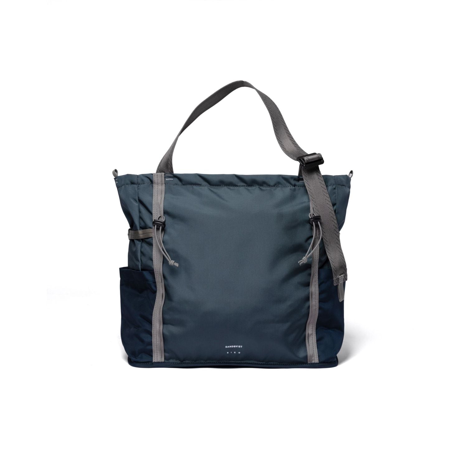 Sandqvist River Hike Tote Bag - Multi Steel Blue/Navy Blue