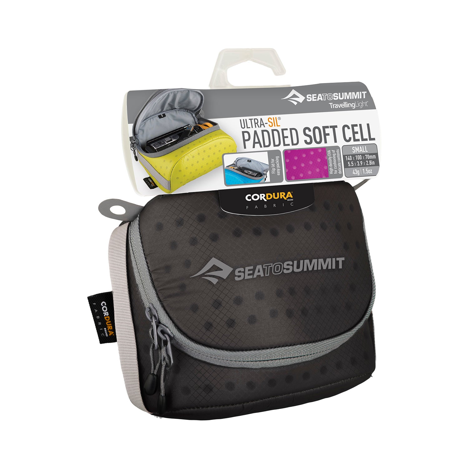 Sea To Summit Padded Soft Cell-S (Black/Grey)