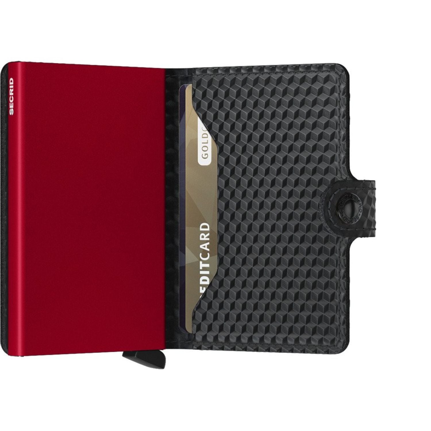 Secrid Miniwallet - Cubic Black-Red