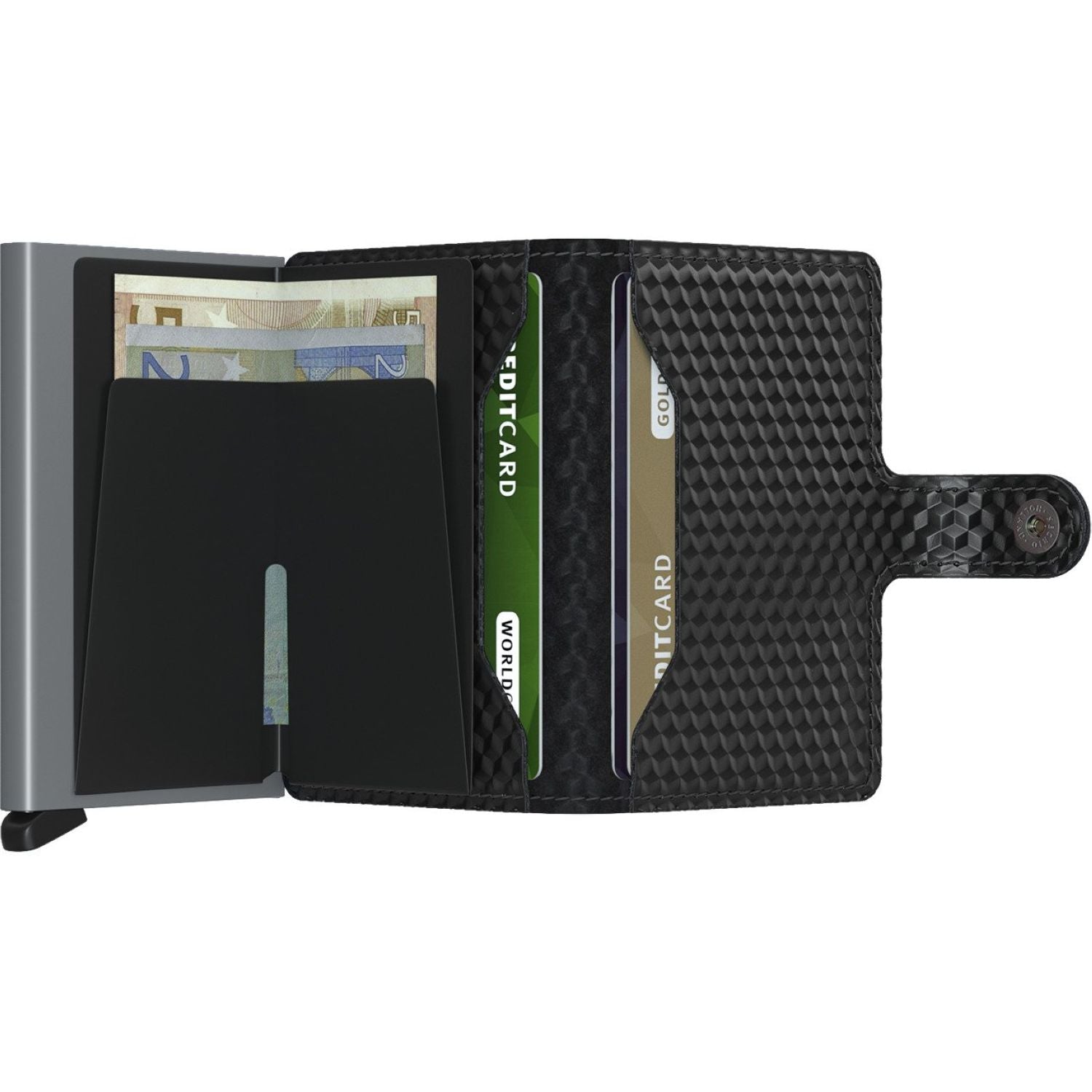 Secrid Miniwallet - Cubic Black-Titanium