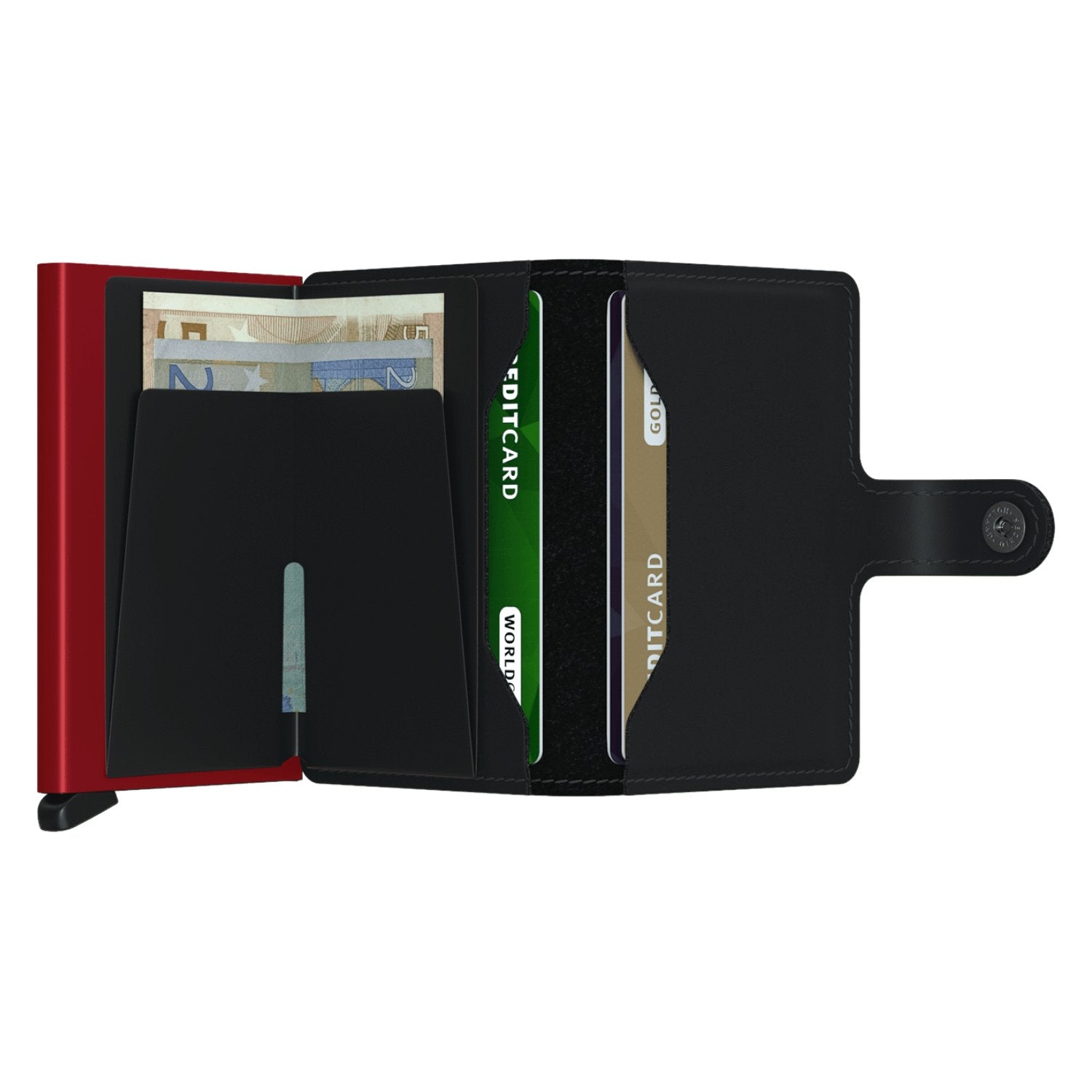 Secrid Miniwallet - Matte Black Red