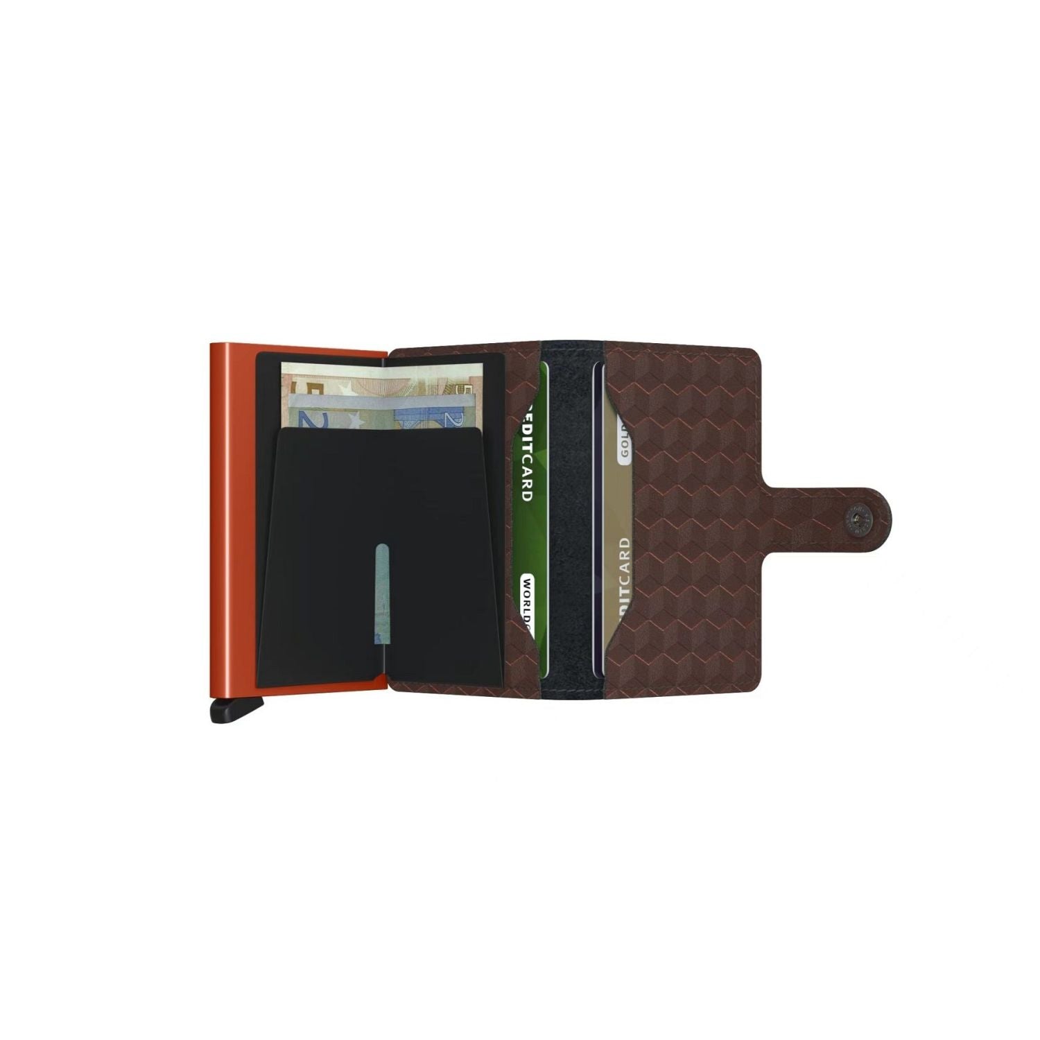 Secrid Miniwallet -  Optical Brown-Orange