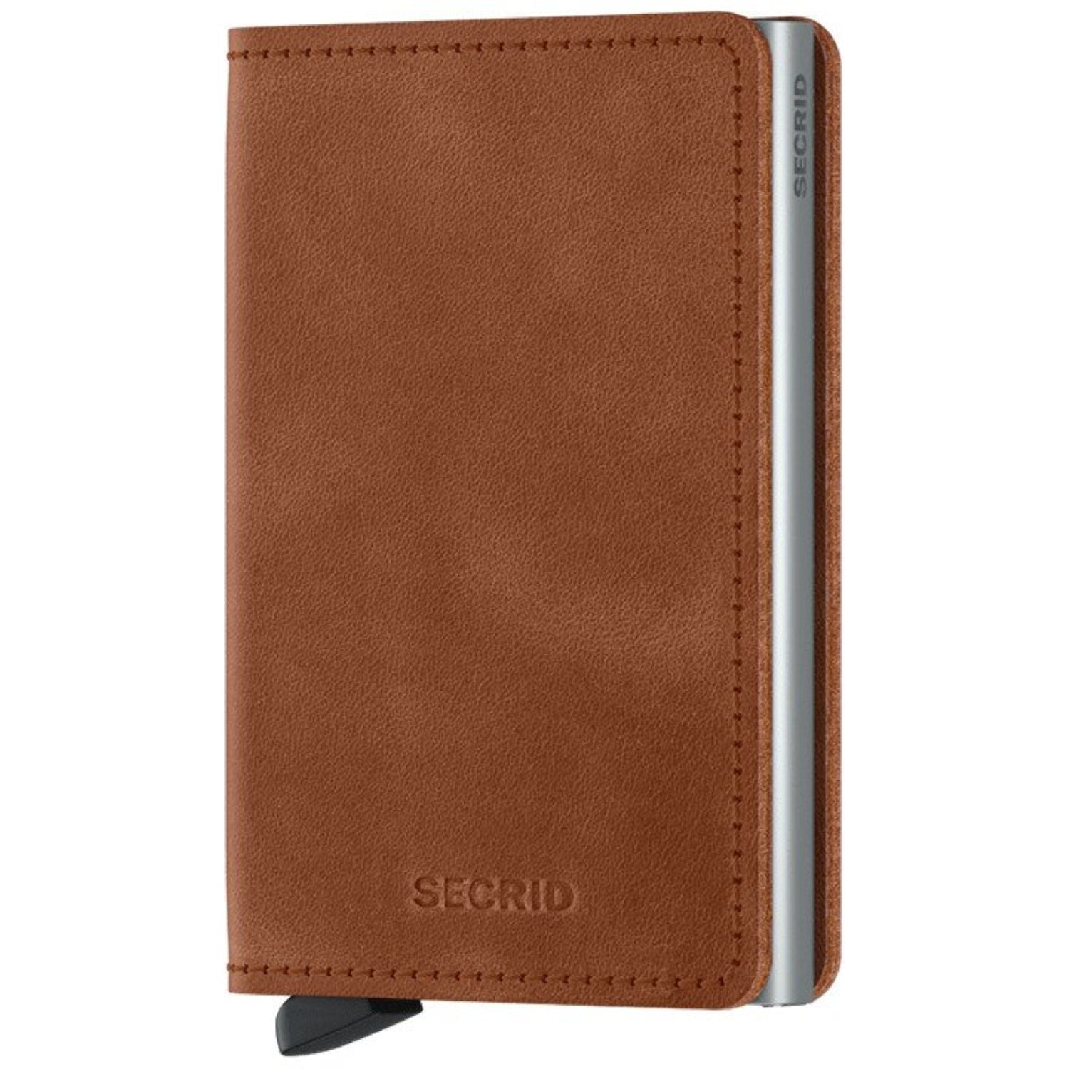 Secrid Slimwallet - Vintage Cognac-Silver