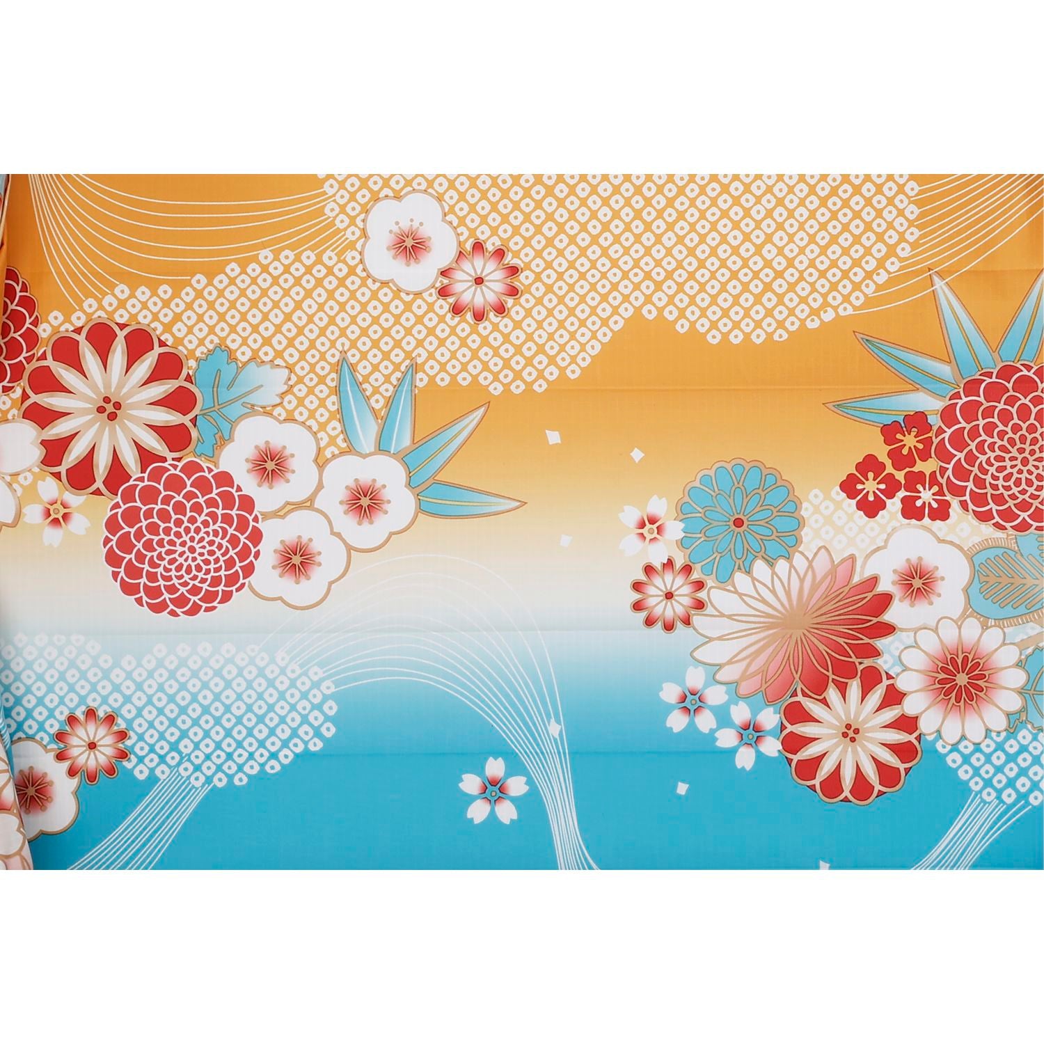 Shupatto Foldable Tote (M) - Nagare Gumo (Orange)