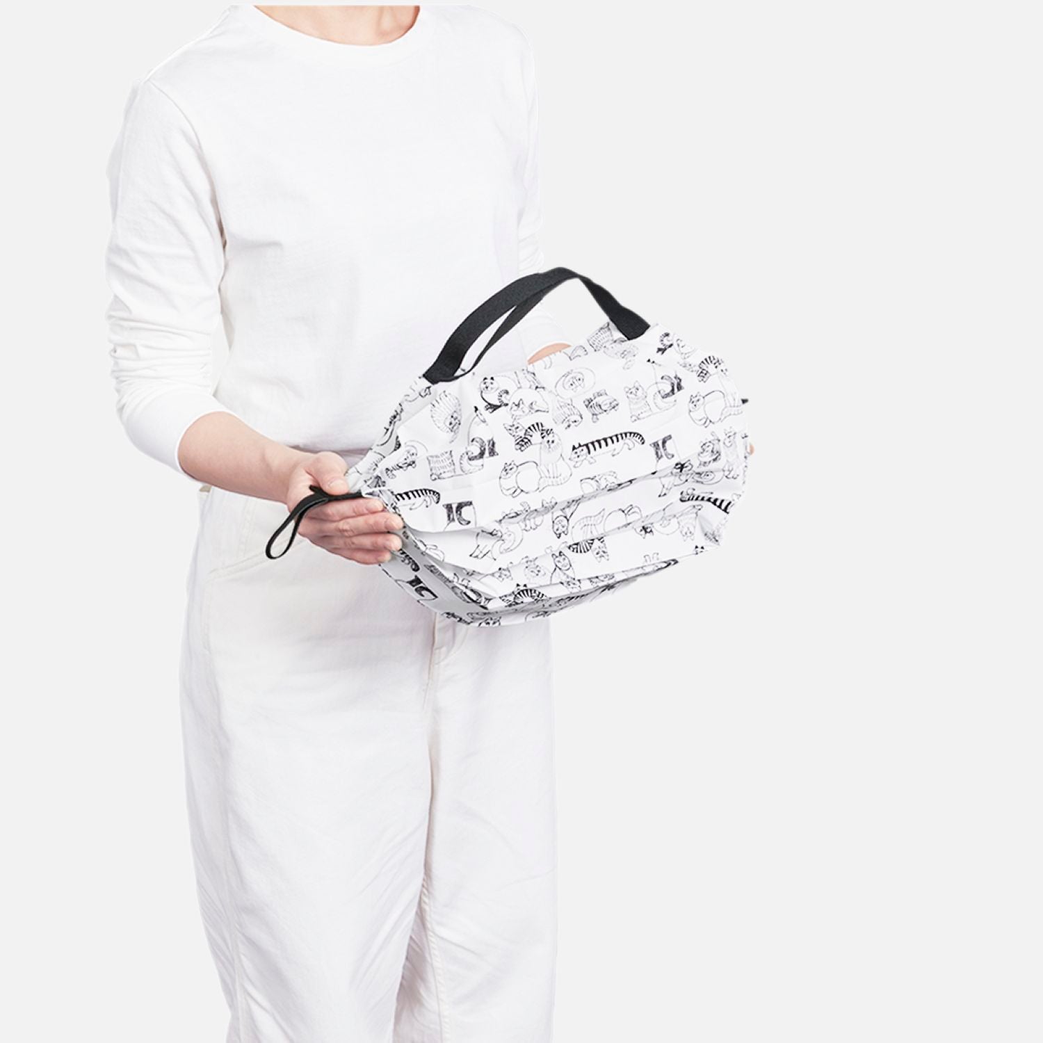 Shupatto X Lisa Larson Foldable Tote (S) - White