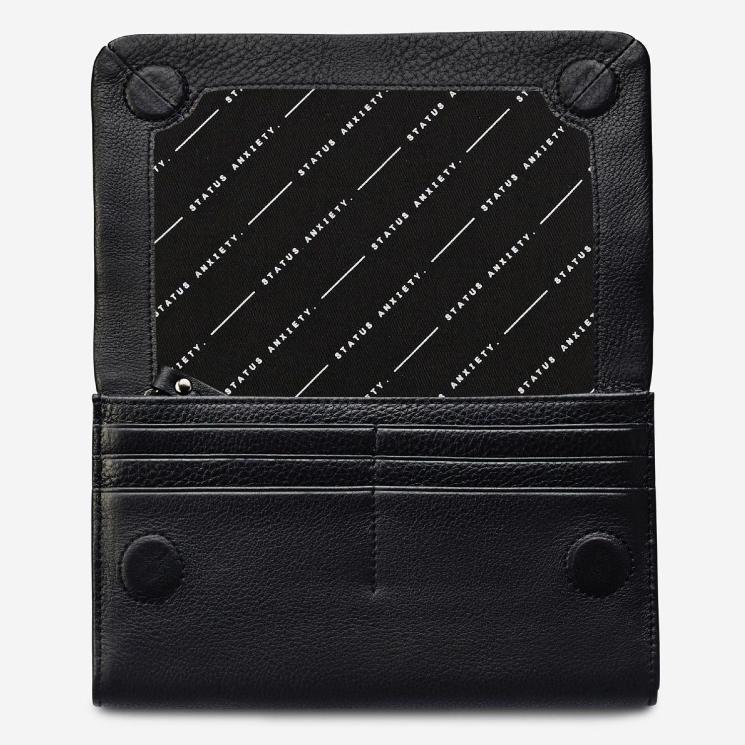 Status Anxiety Remnant Leather Wallet - Black