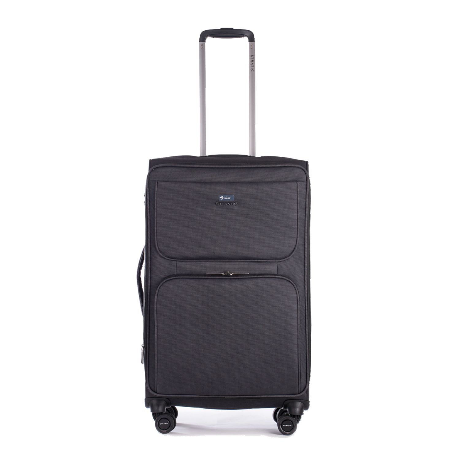 Stratic Bendigo Light + Suitcase M With Front Access Opening - Black