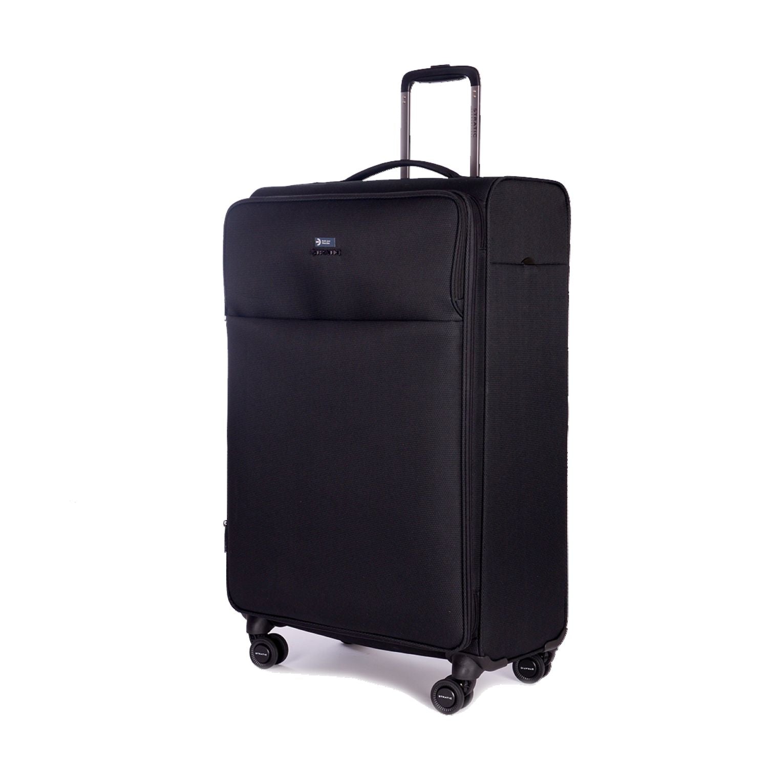 Stratic Light + Suitcase L With Front Access Opening - Black