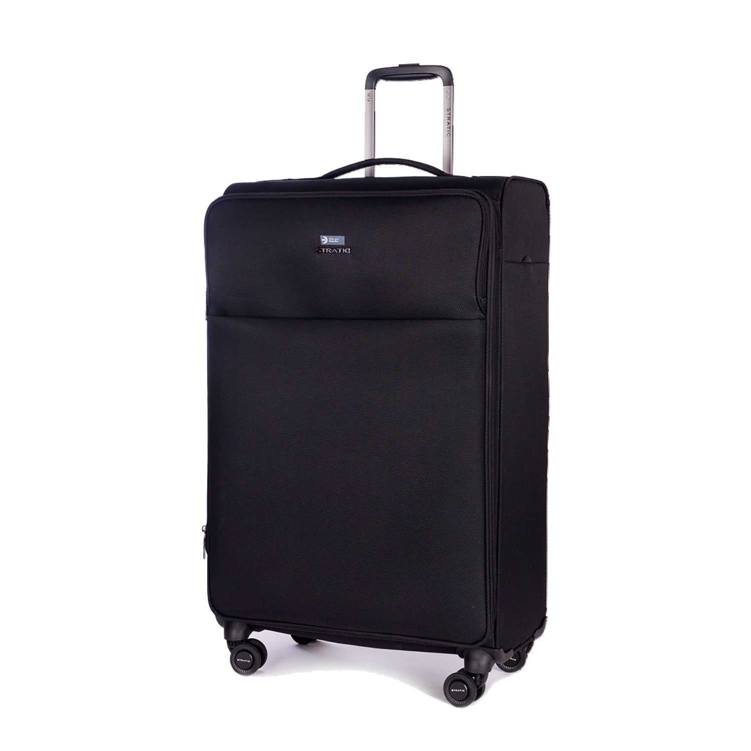 Stratic Light + Suitcase L With Front Access Opening - Black