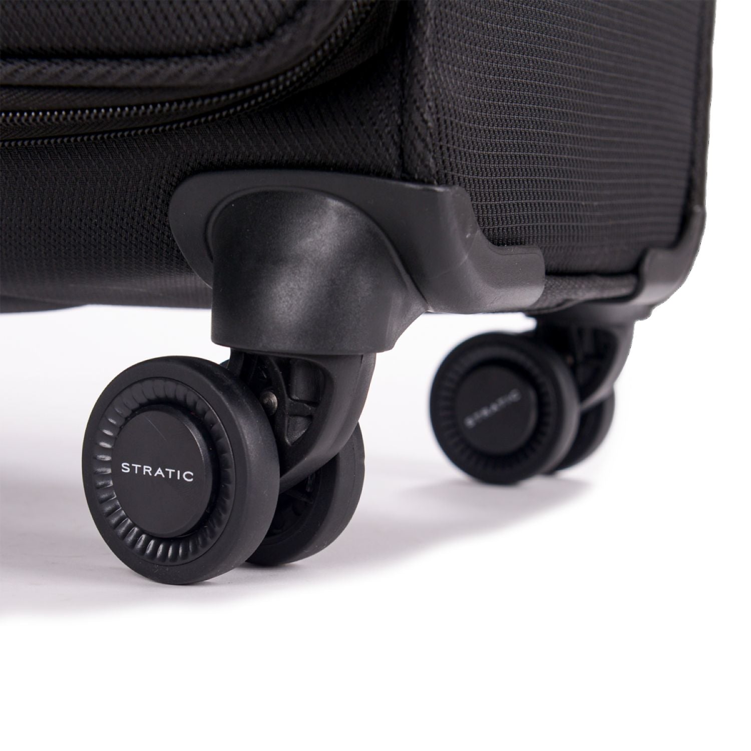 Stratic Light + Suitcase M With Front Access Opening - Black