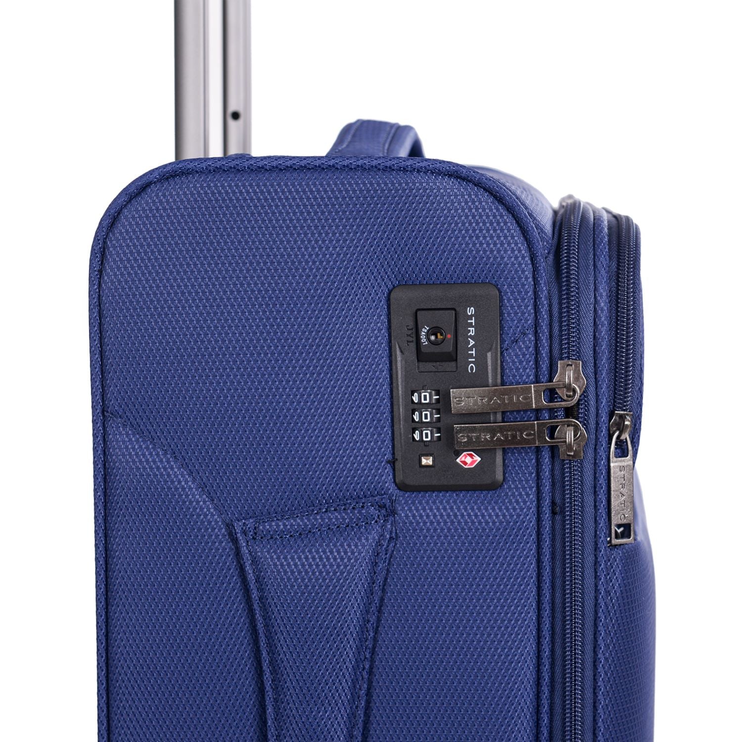 Stratic Light + Suitcase S With Front Access Opening - Navy