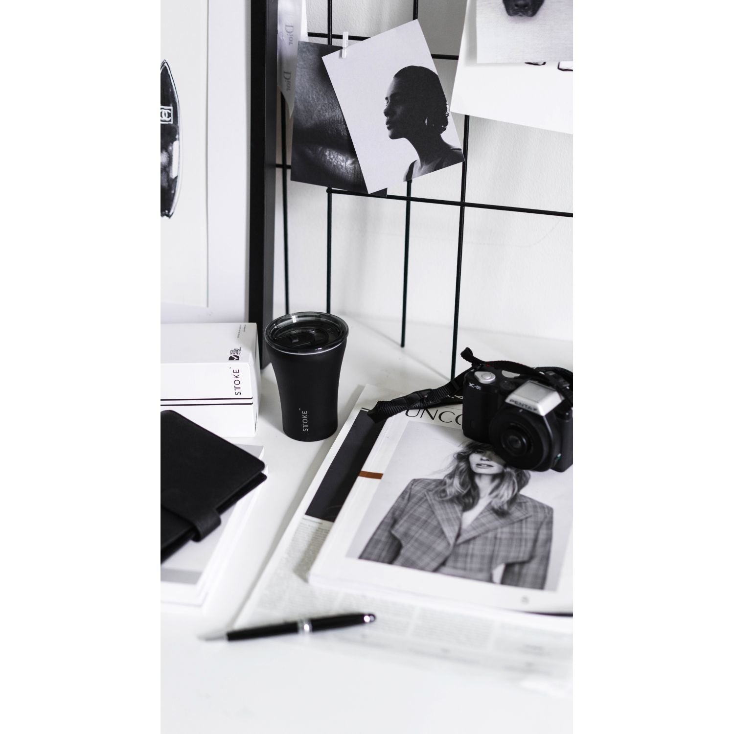 STTOKE Classic Insulated Ceramic Cup 8oz - Luxe Black