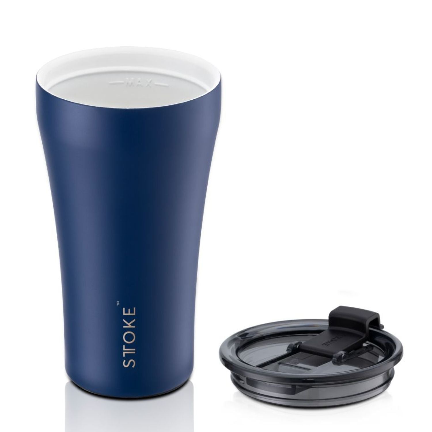STTOKE Limited Edition Leakproof Ceramic Insulated Cup 12oz - Magnetic Blue