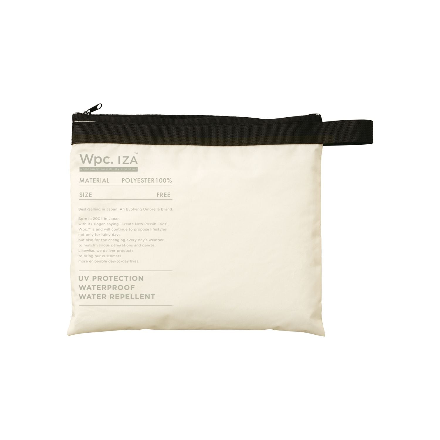 WPC IZA Rain Breaker Poncho Water Repellent One Size (Off White)