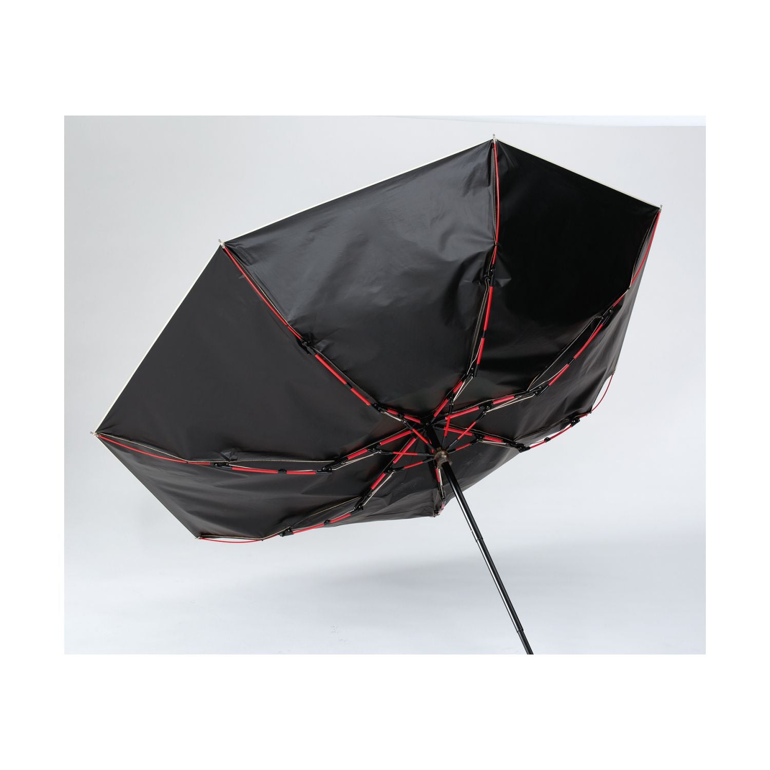 WPC IZA Wind Resistance UV Protection UPF 50+ Men's Umbrella 55cm (Black)