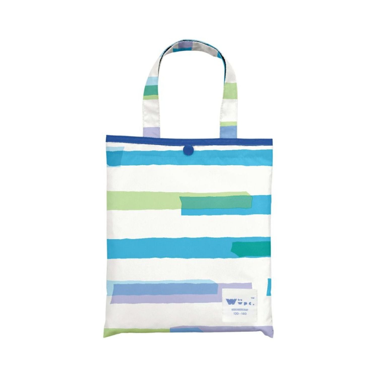 WPC Kids Rain Coat Large (120cm-140cm) (Colorful Border)