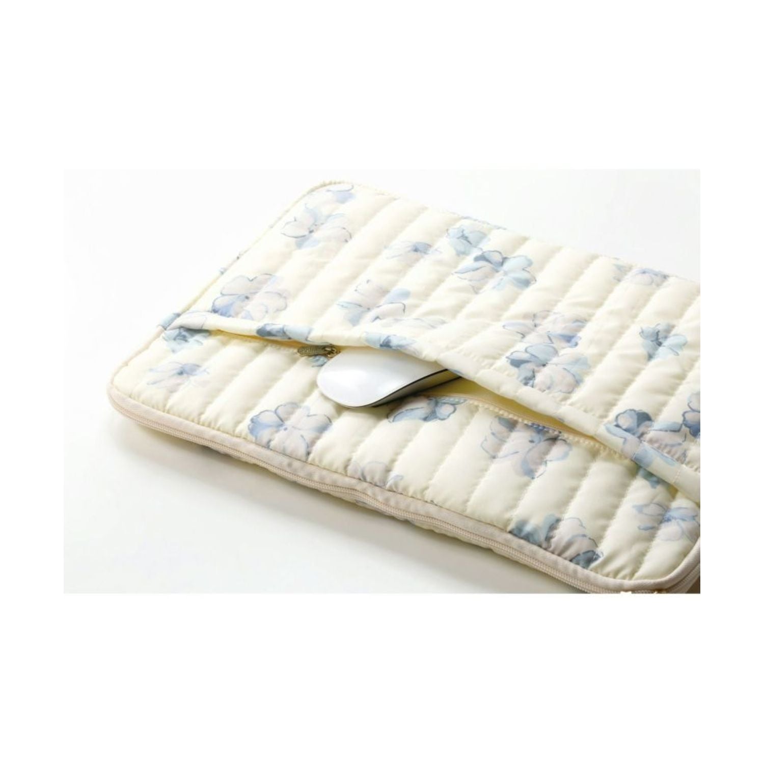 WPC Quilting Laptop Case L (15cm) Water Repellent (Gradation Flower Yellow)