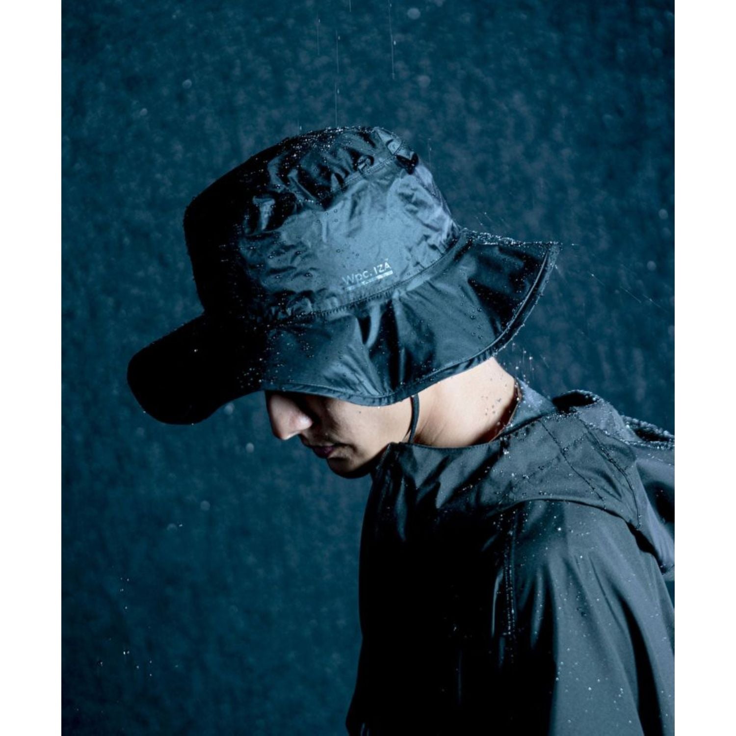 WPC Rain Breaker Safari Hat With UV Protection (Black)