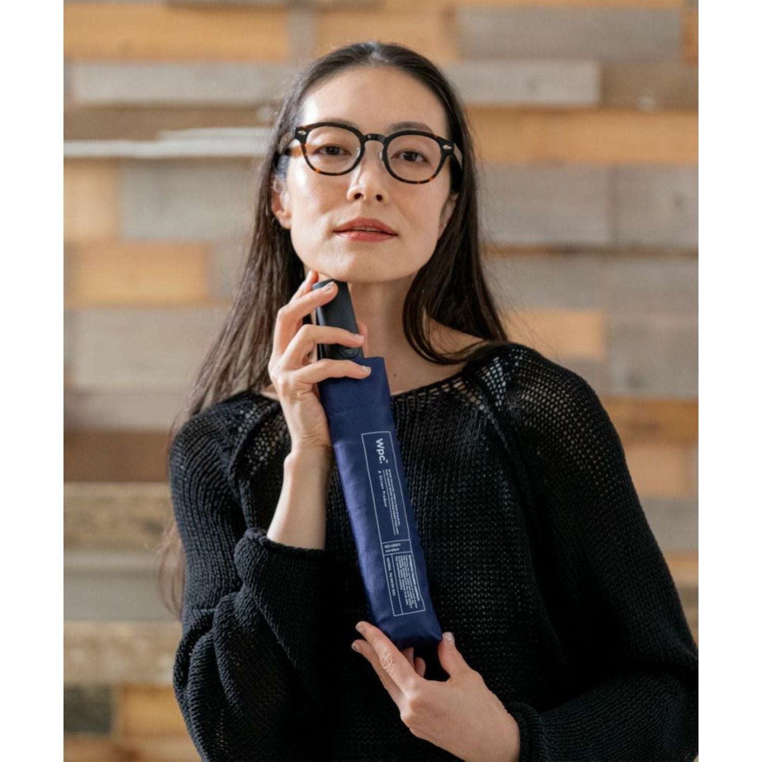 WPC UX Automatic UV Protection Folding Umbrella 62cm (Navy)