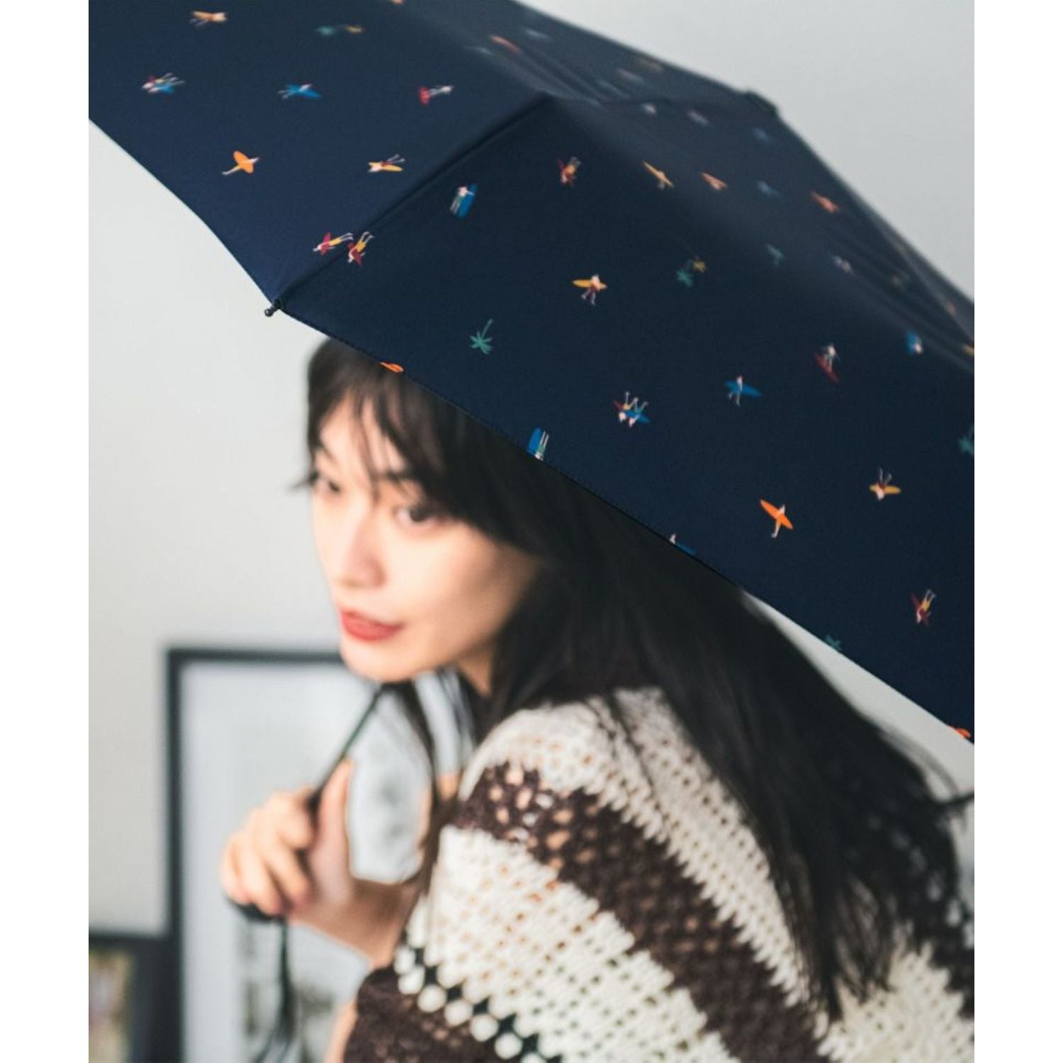 WPC UX Basic Folding UV Protection Umbrella 58cm (Surfing)