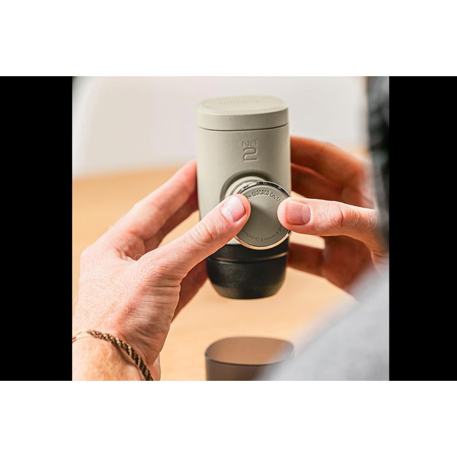 Wacaco Minipresso NS2 Espresso Coffee Maker - Grey Olive