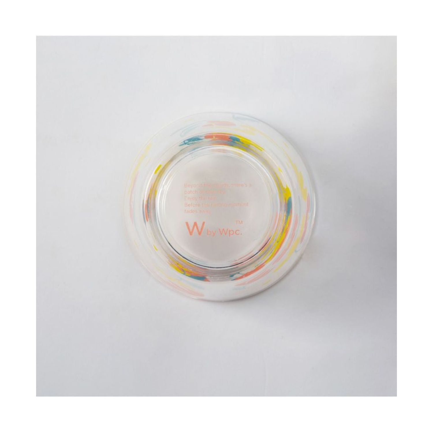 WPC Glass Tumbler 250ML (Camellia Navy)