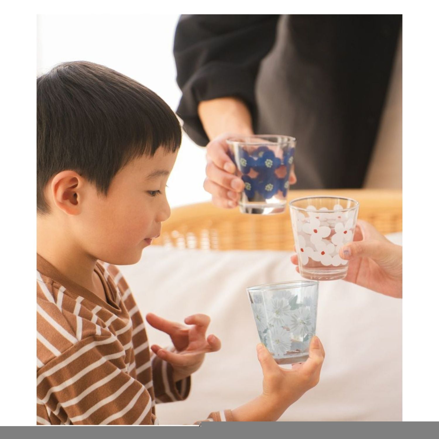 Wpc Glass Tumbler 250ML (Polku Beige)