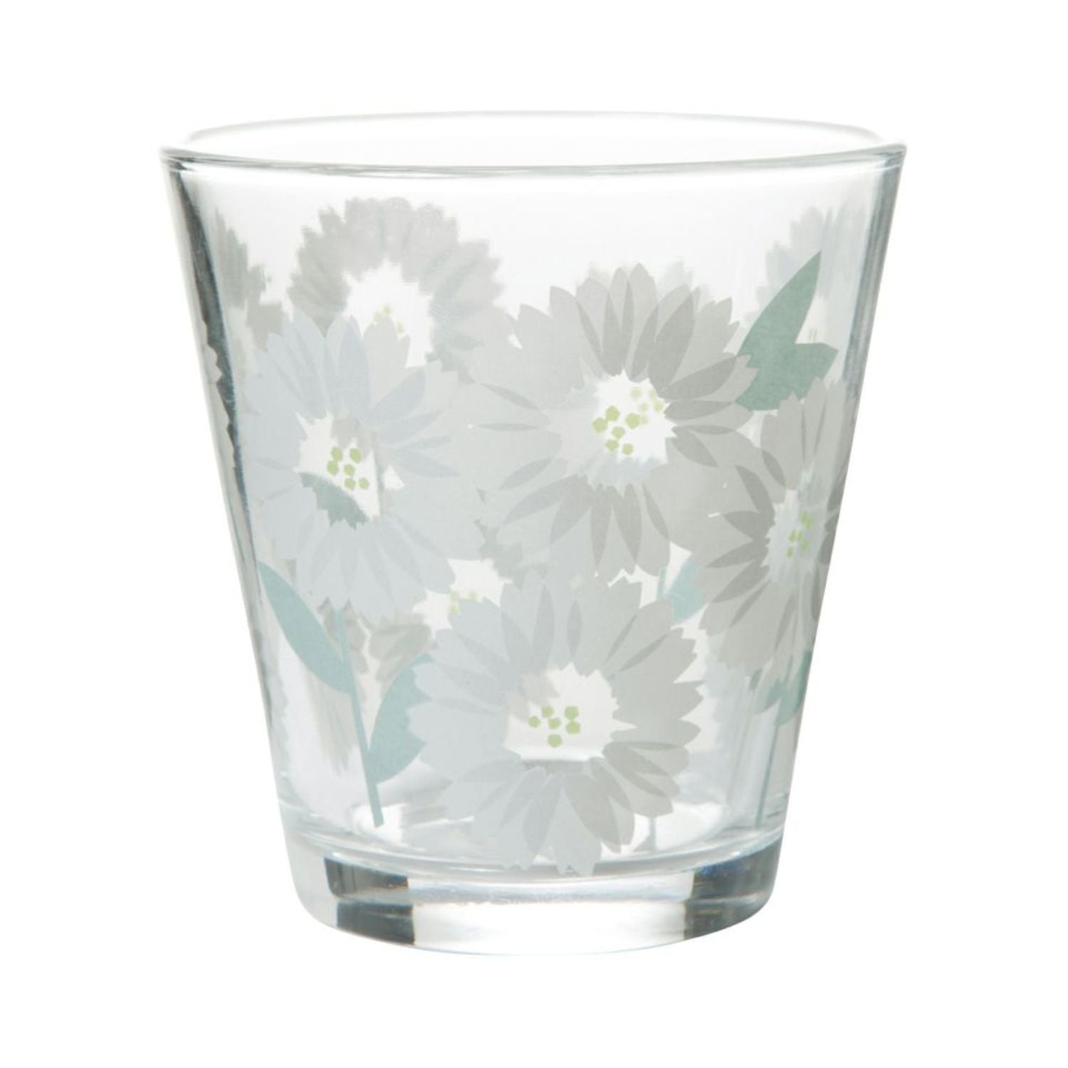 Wpc Glass Tumbler 250ML (Pale Blossom Gray)