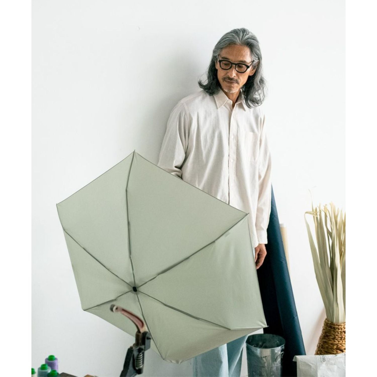 Wpc Ux Air-Light Uv Protection Folding Umbrella 61Cm (Green)