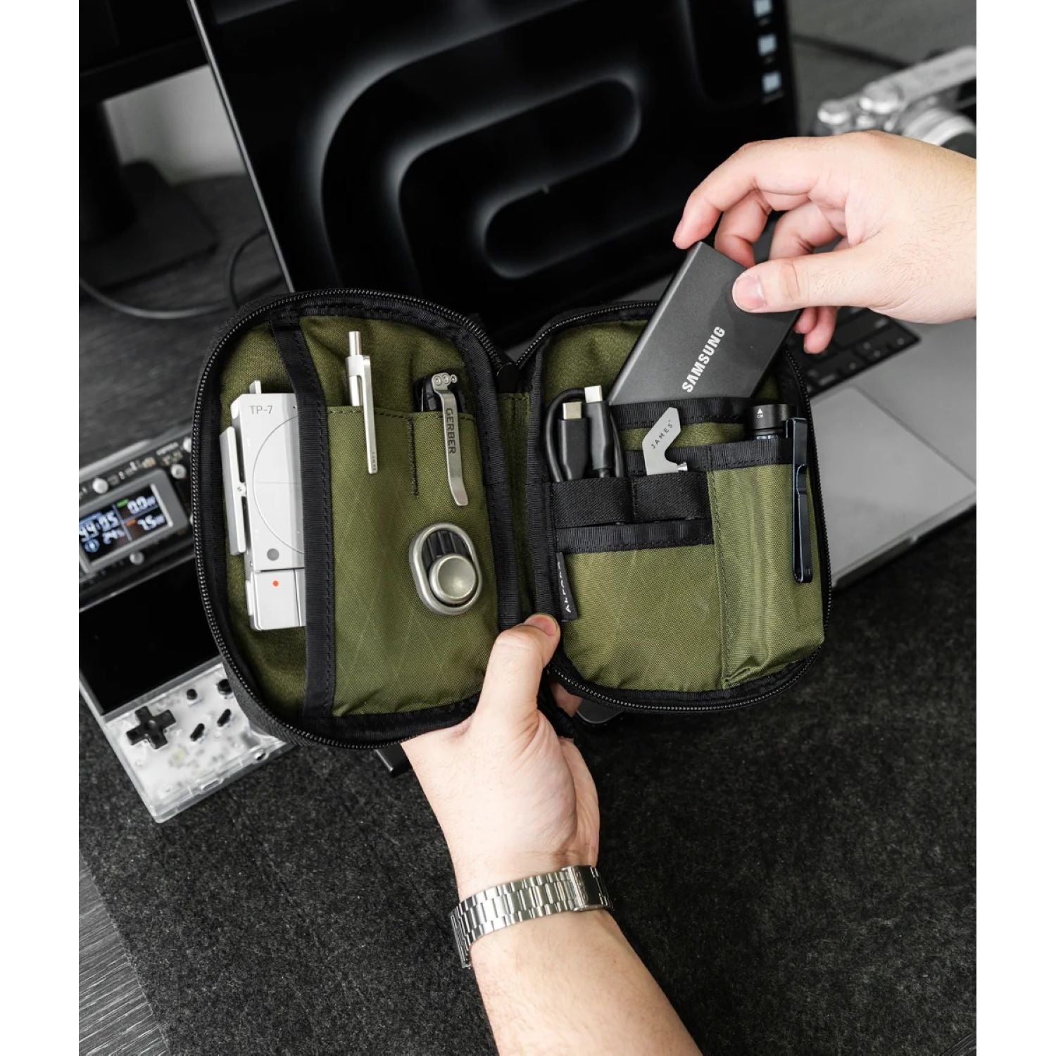 ALPAKA Admin Pouch Pro X-Pac X42 (Olive Green)