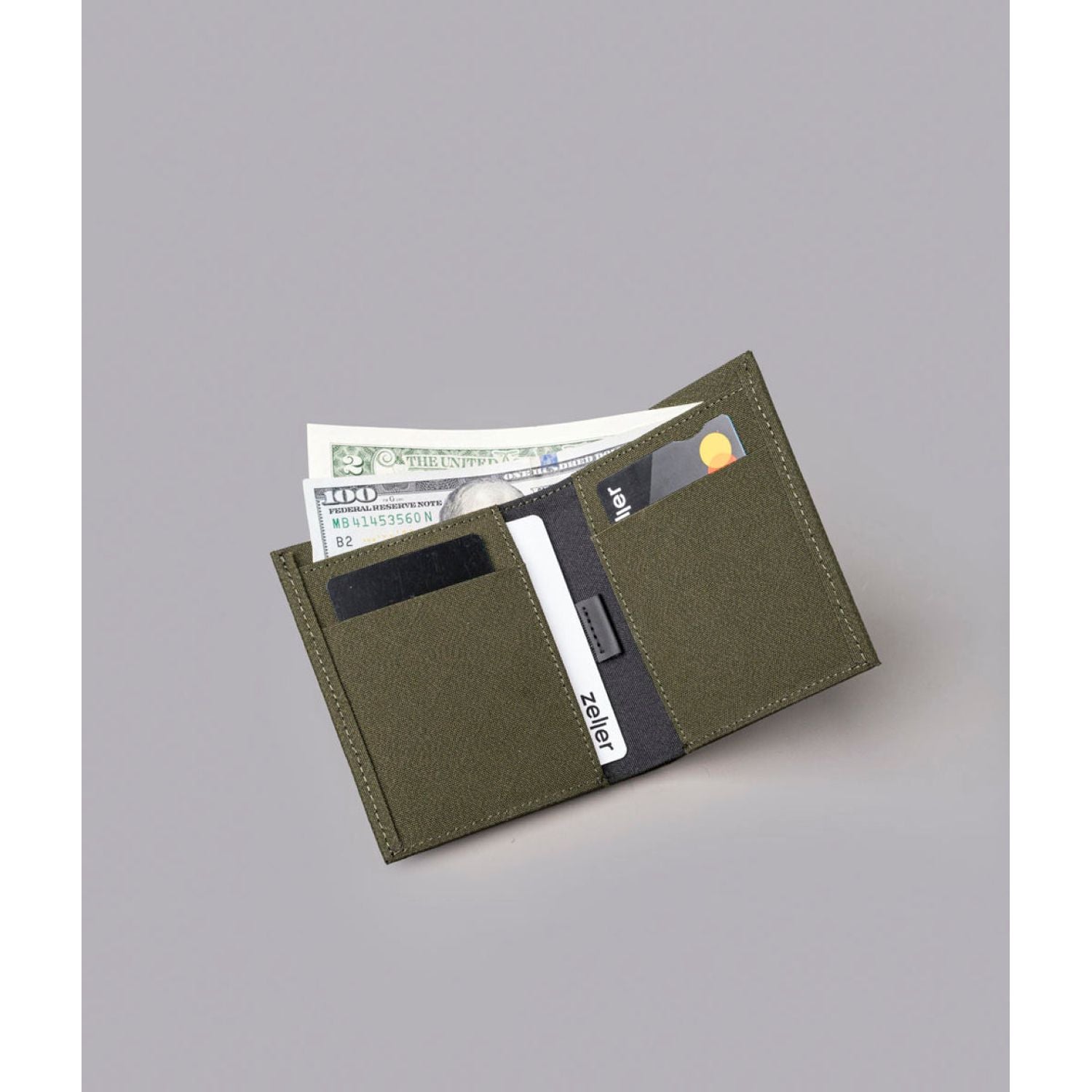 ALPAKA ARK Bifold Cash Wallet Axogrid 300D (Army Green)