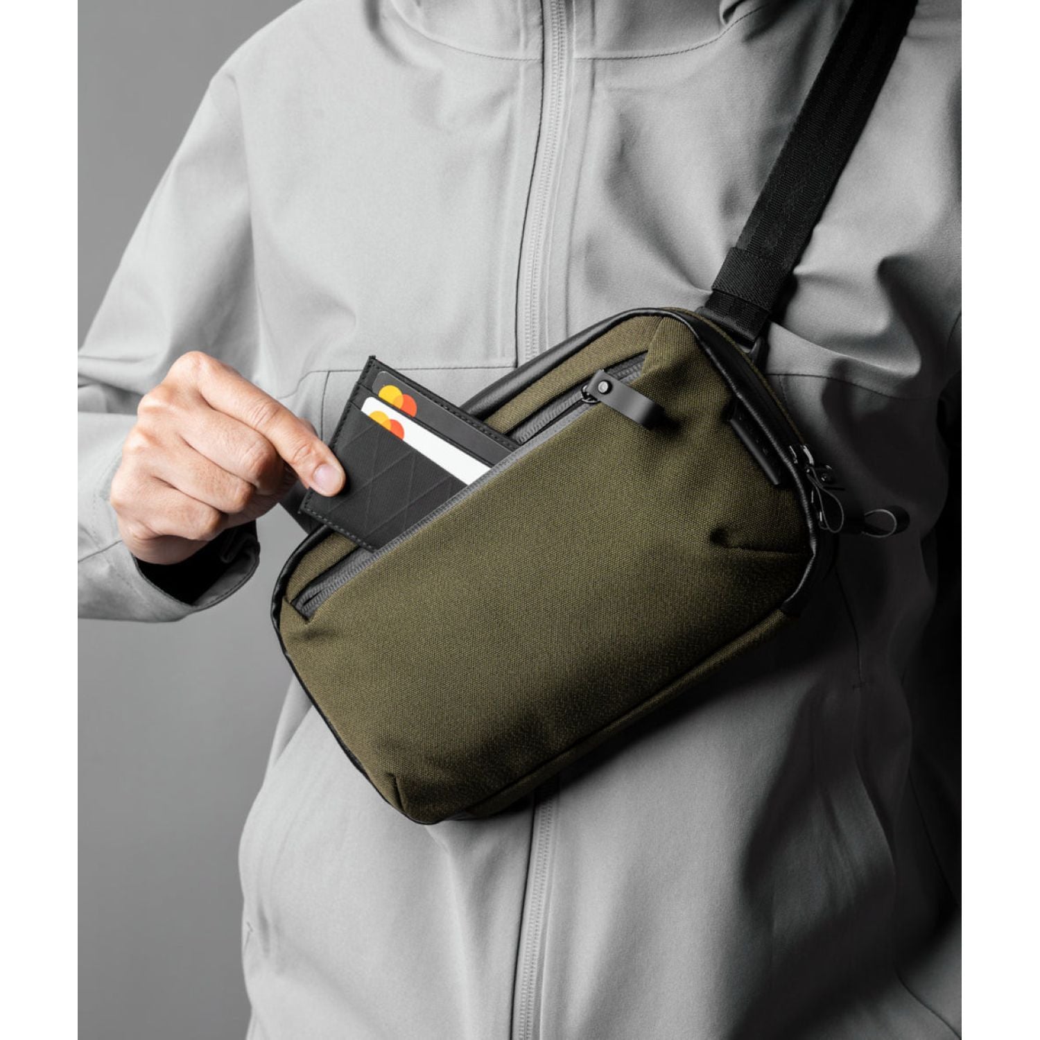 ALPAKA Elements Tech Case Mini Axoflux 600D (Army Green)