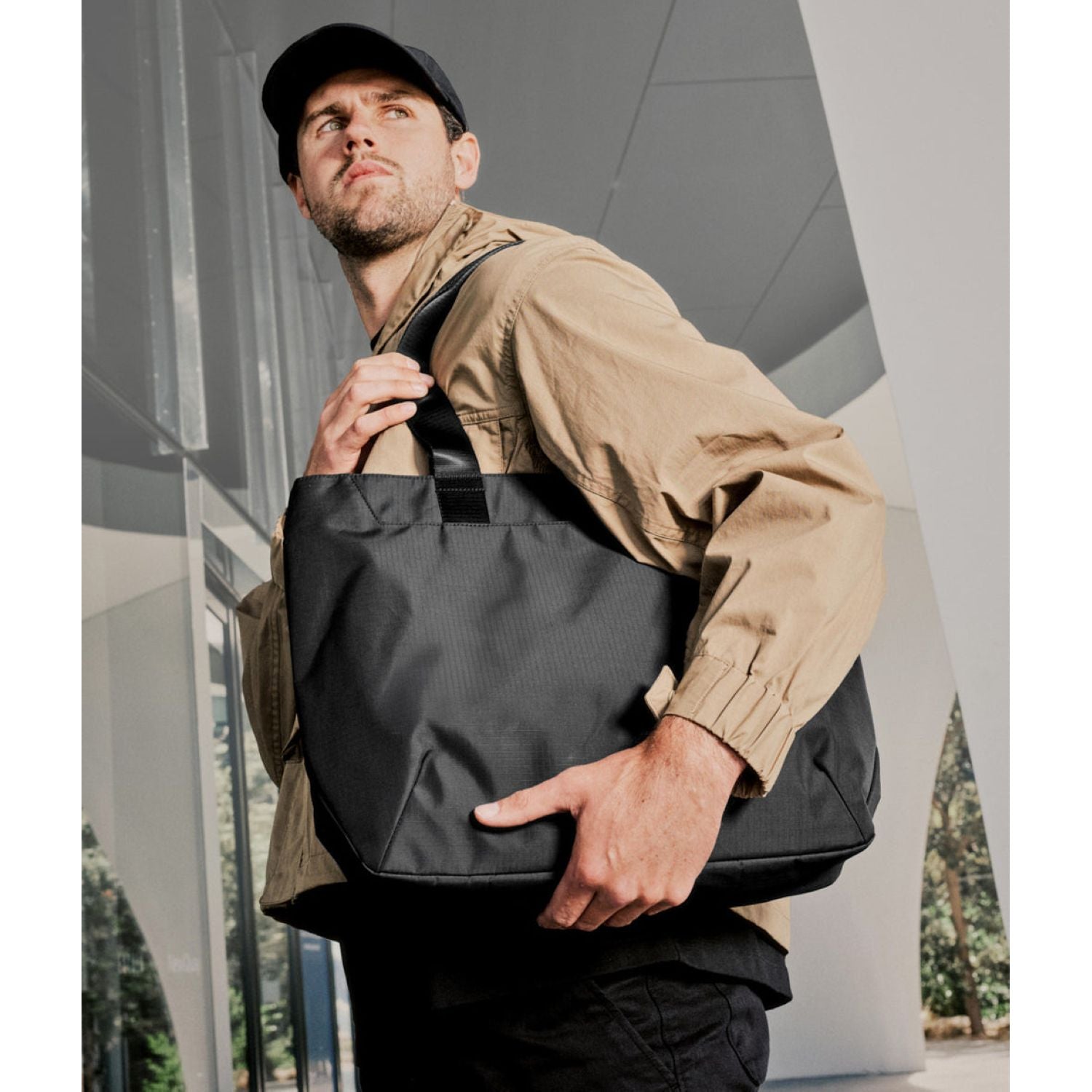 ALPAKA Elements Tote Bag (M) Axoflux 210D (Black/Grey)