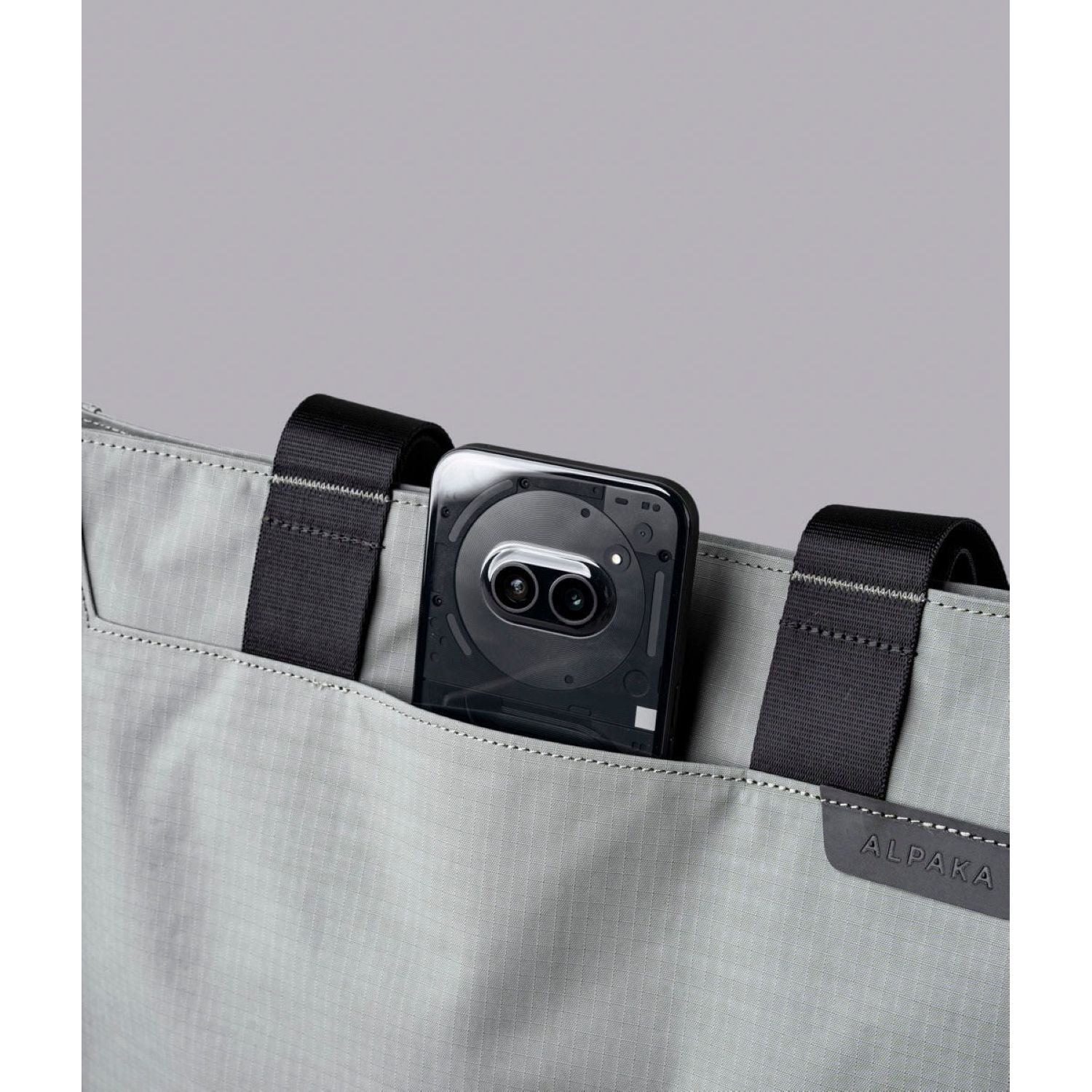ALPAKA Elements Tote Bag (M) Axoflux 210D (Grey/Grey)