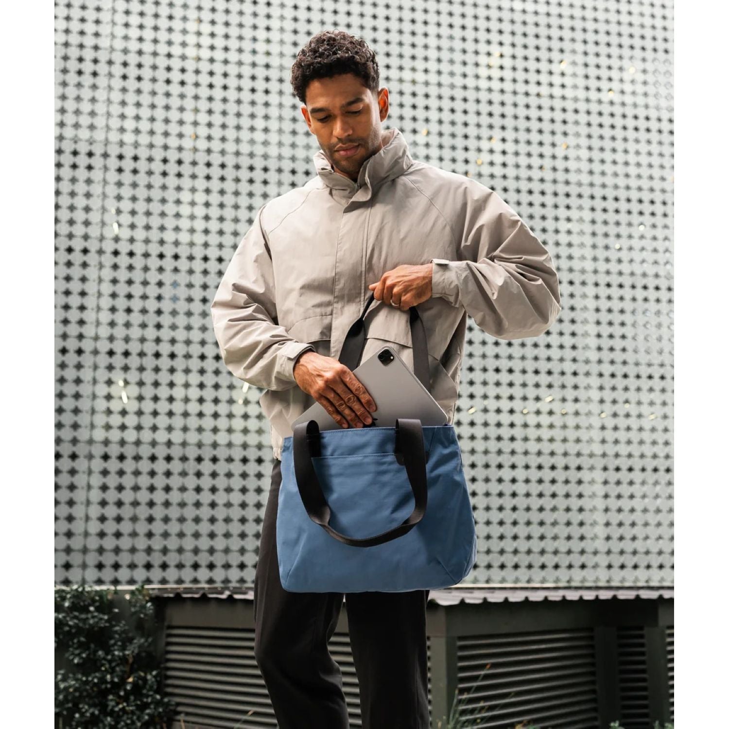 ALPAKA Elements Tote Bag (S) Axoflux 210D (Blue/Grey)