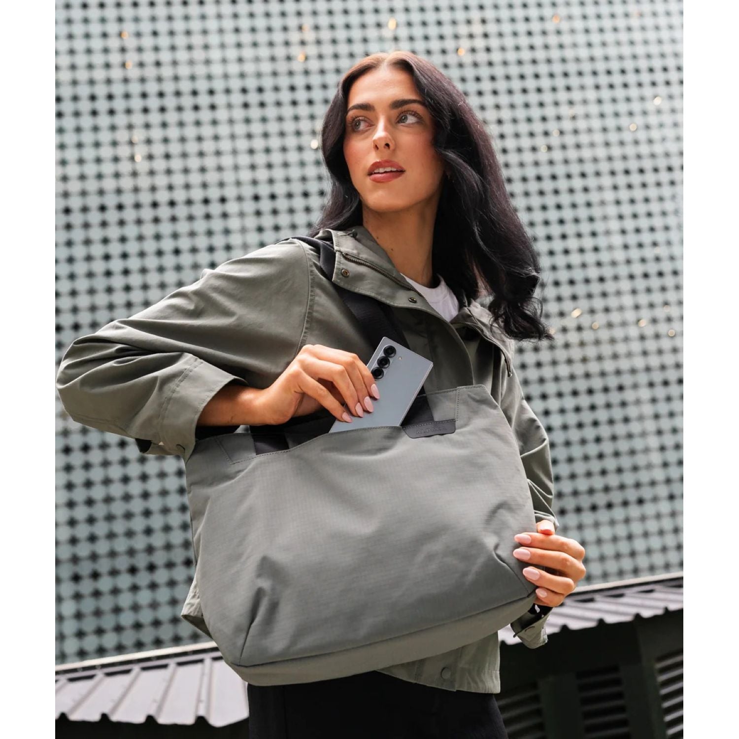 ALPAKA Elements Tote Bag (S) Axoflux 210D (Grey/Grey)